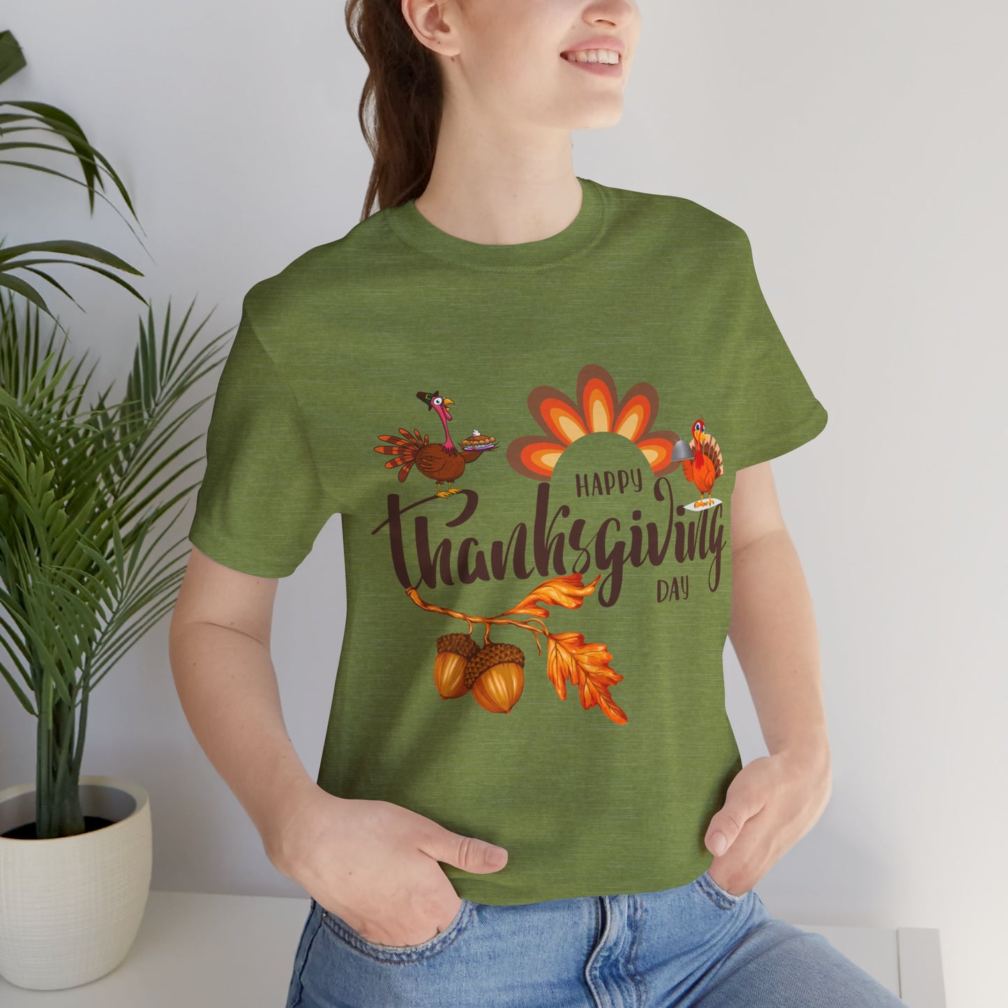 Happy Thanksgiving Day T-shirt, Happy thanksgiving 2024 T-shirt, Thanksgiving Gift,Turkey Shirt, Family Thanksgiving, Holiday Outfit.