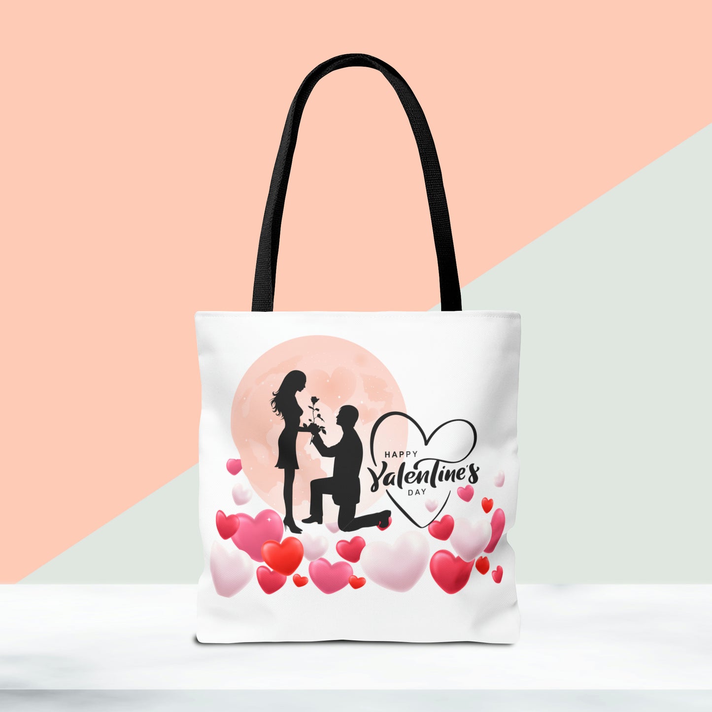 Happy Valentines Day Tote Bag