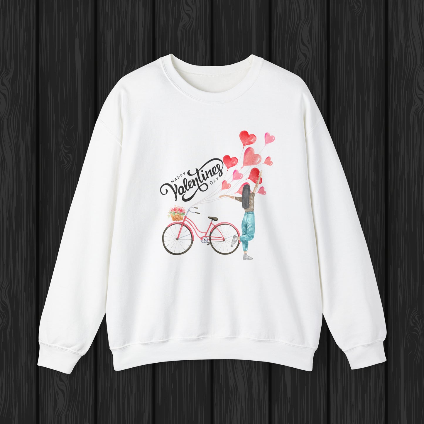 Happy valentines day Unisex Heavy Blend™ Crewneck Sweatshirt