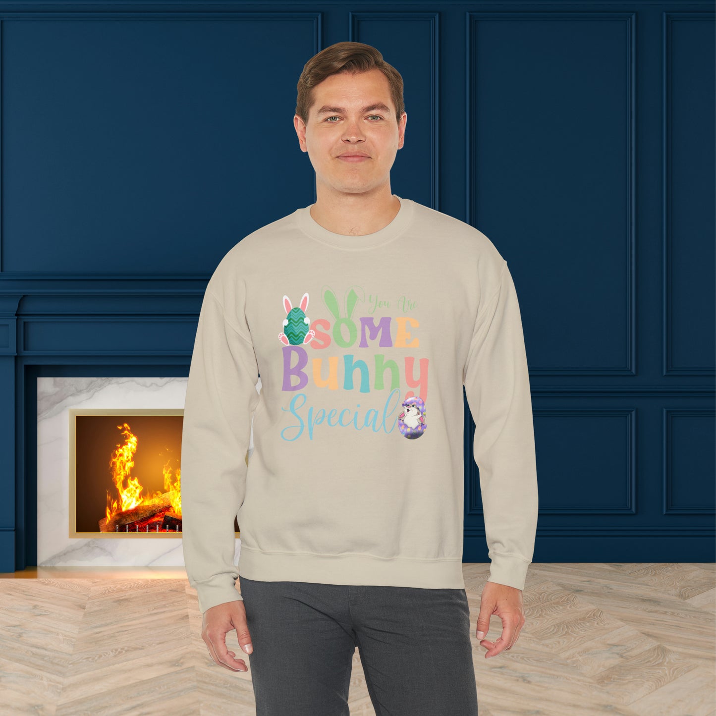 Easter Bunny Unisex Crewneck Sweatshirt