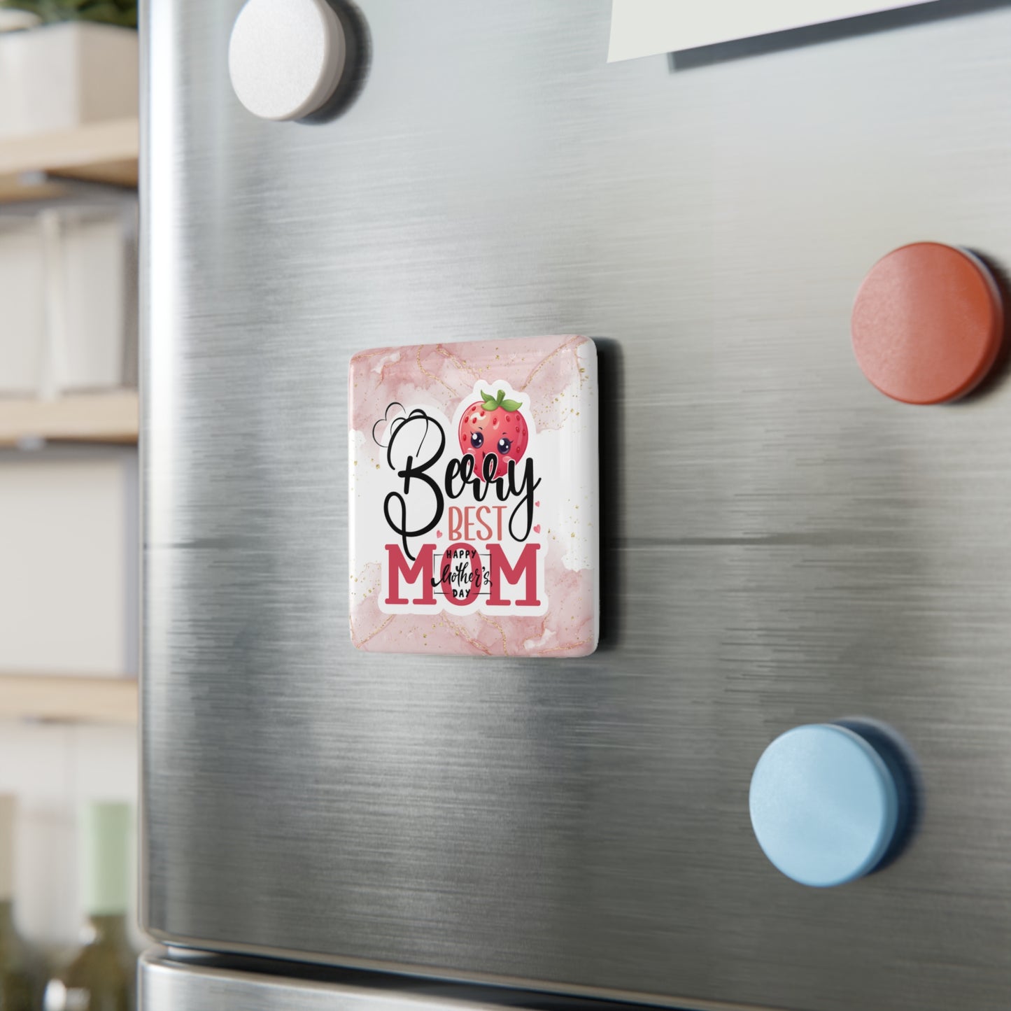 Happy Mother's Day Porcelain Magnet, Square