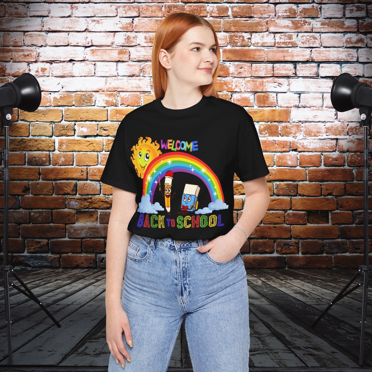 Welcome Back To School T-Shirt, Hello Teacher T-Shirt, Back To School T-Shirt, Teach Love Inspire Teacher Shirt, Teacher Back To school unisex jersey short sleeve.First Day Vibes T-Shirt.