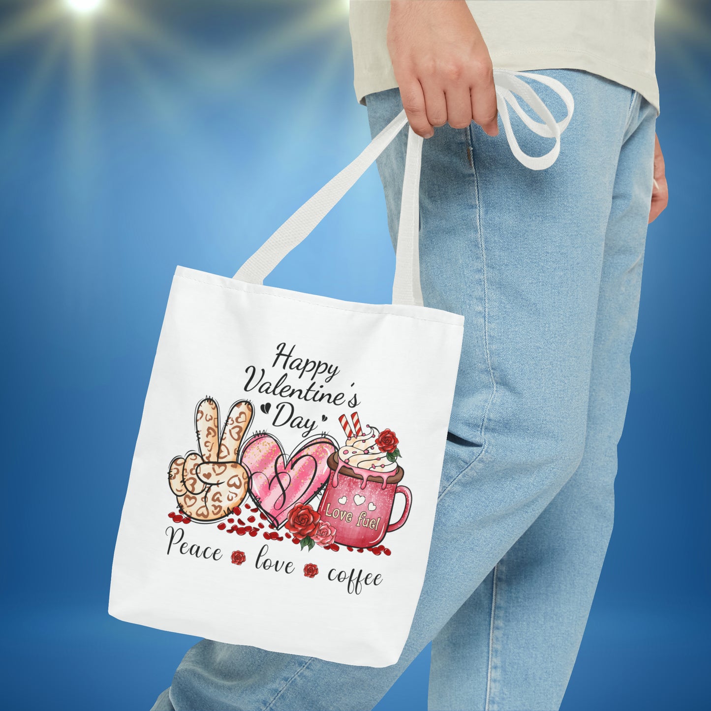 Happy Valentines Day Tote Bag