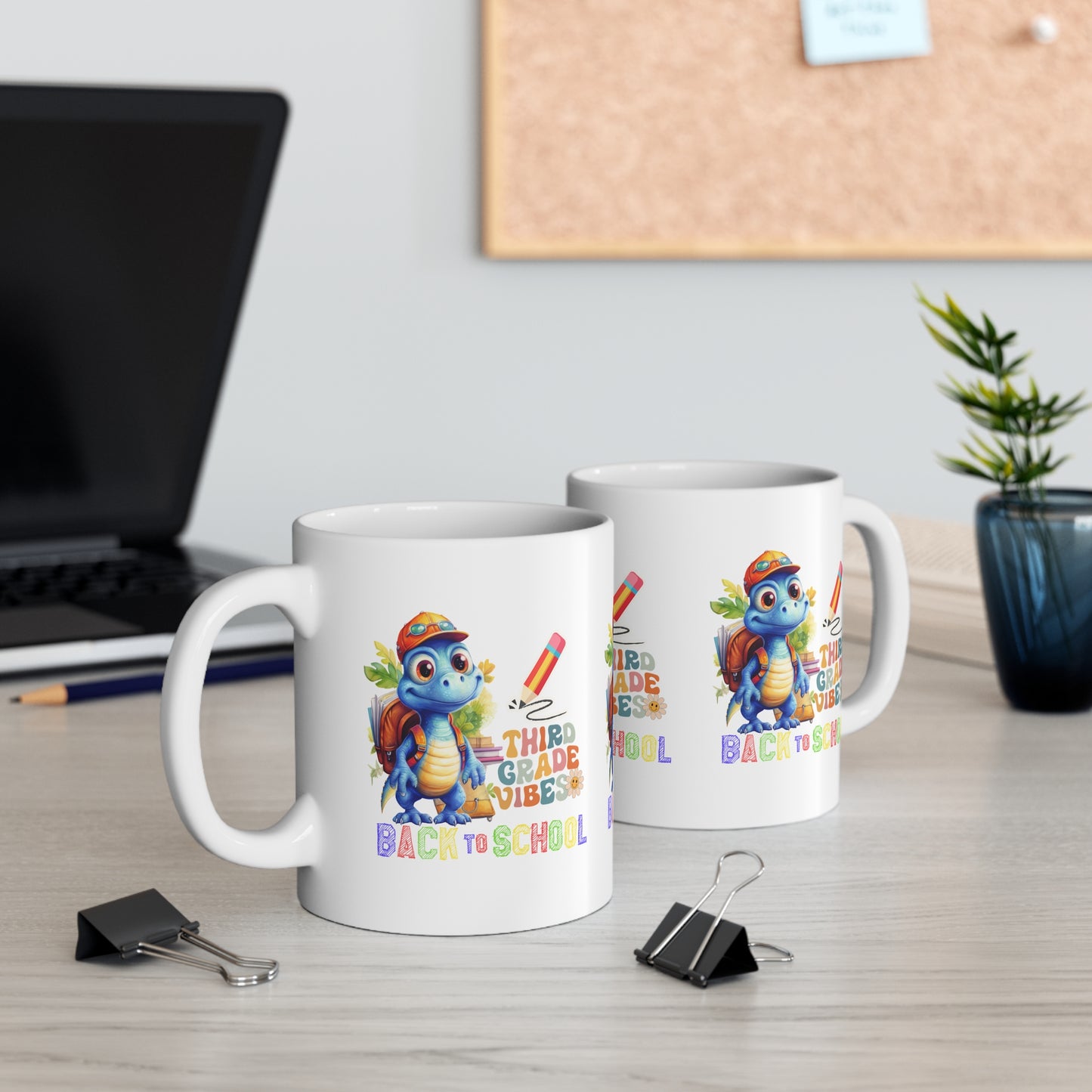 Third Grade Vibes Mug, Back To School Mug.11oz. Ready To Rule The School Mug.11oz.