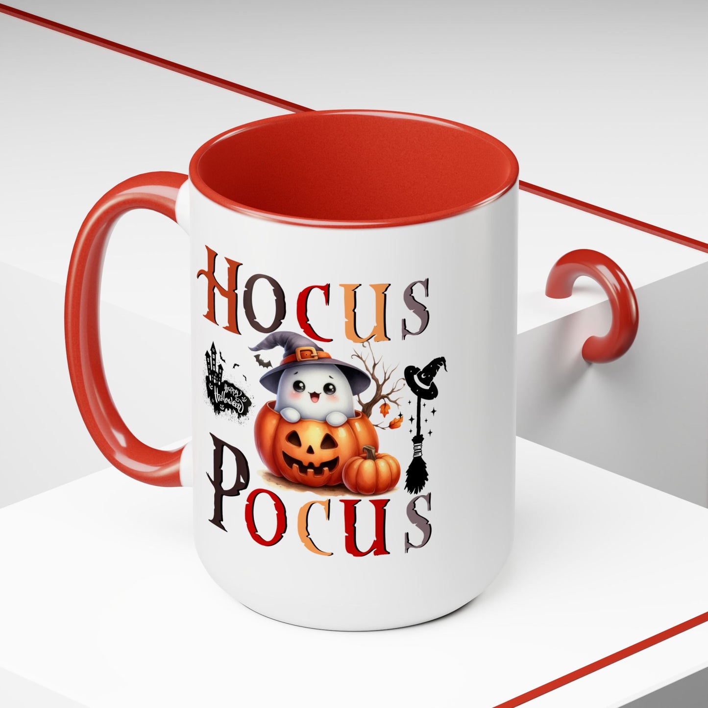 Hocus Pocus Halloween Coffee Mug,  Let's Go Halloween Coffee Mug, Trick or Treat Halloween Coffee Mug, Cute Skeleton Coffee Mug, Spooky Season Halloween Coffee Mug.