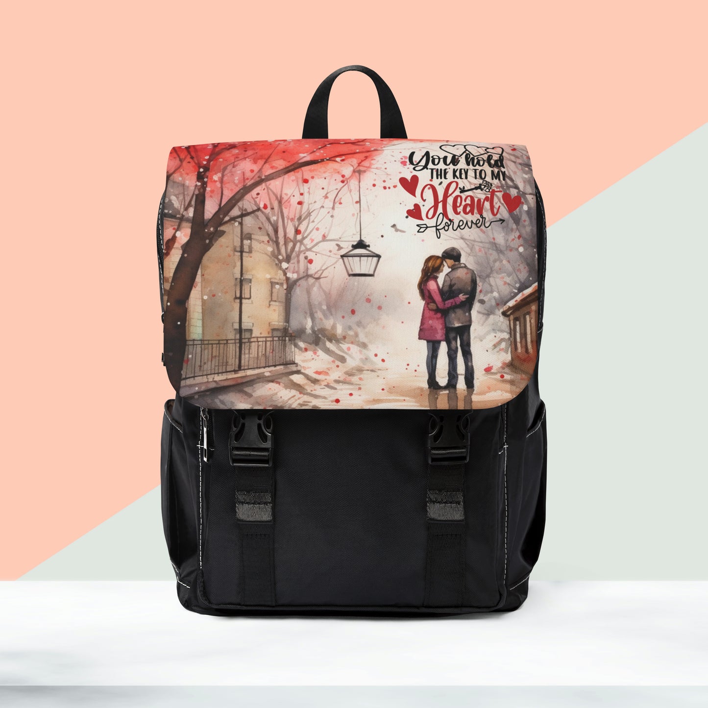 Unisex Casual Shoulder Backpack