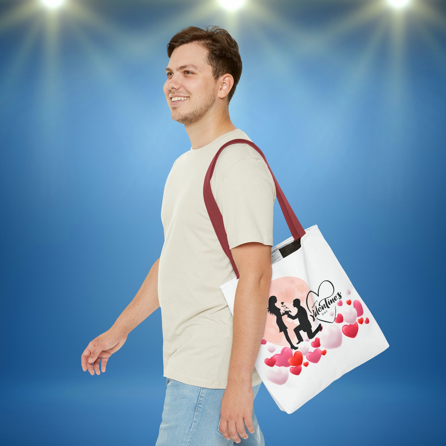 Happy Valentines Day Tote Bag