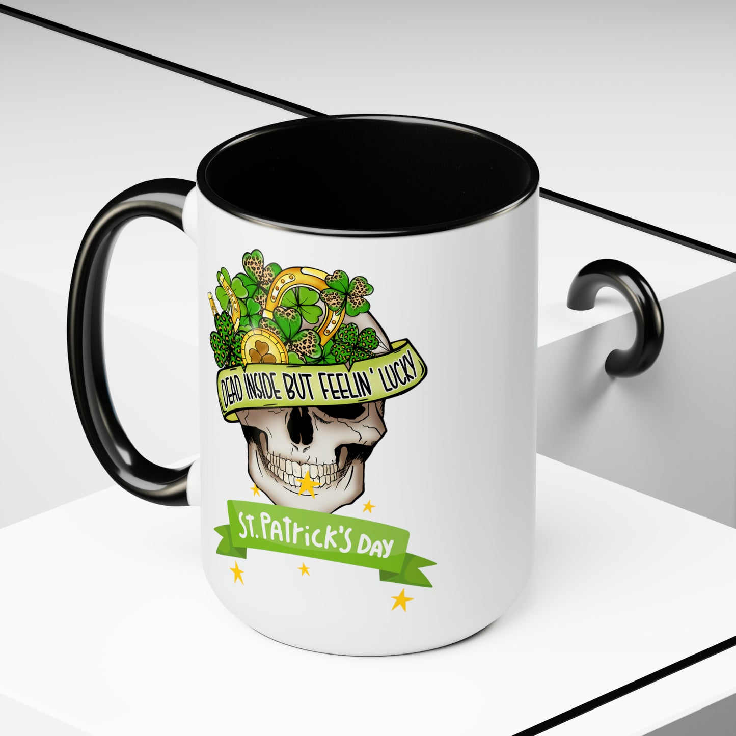 St Patrick's Day two-Tone Coffee Mugs, 15oz