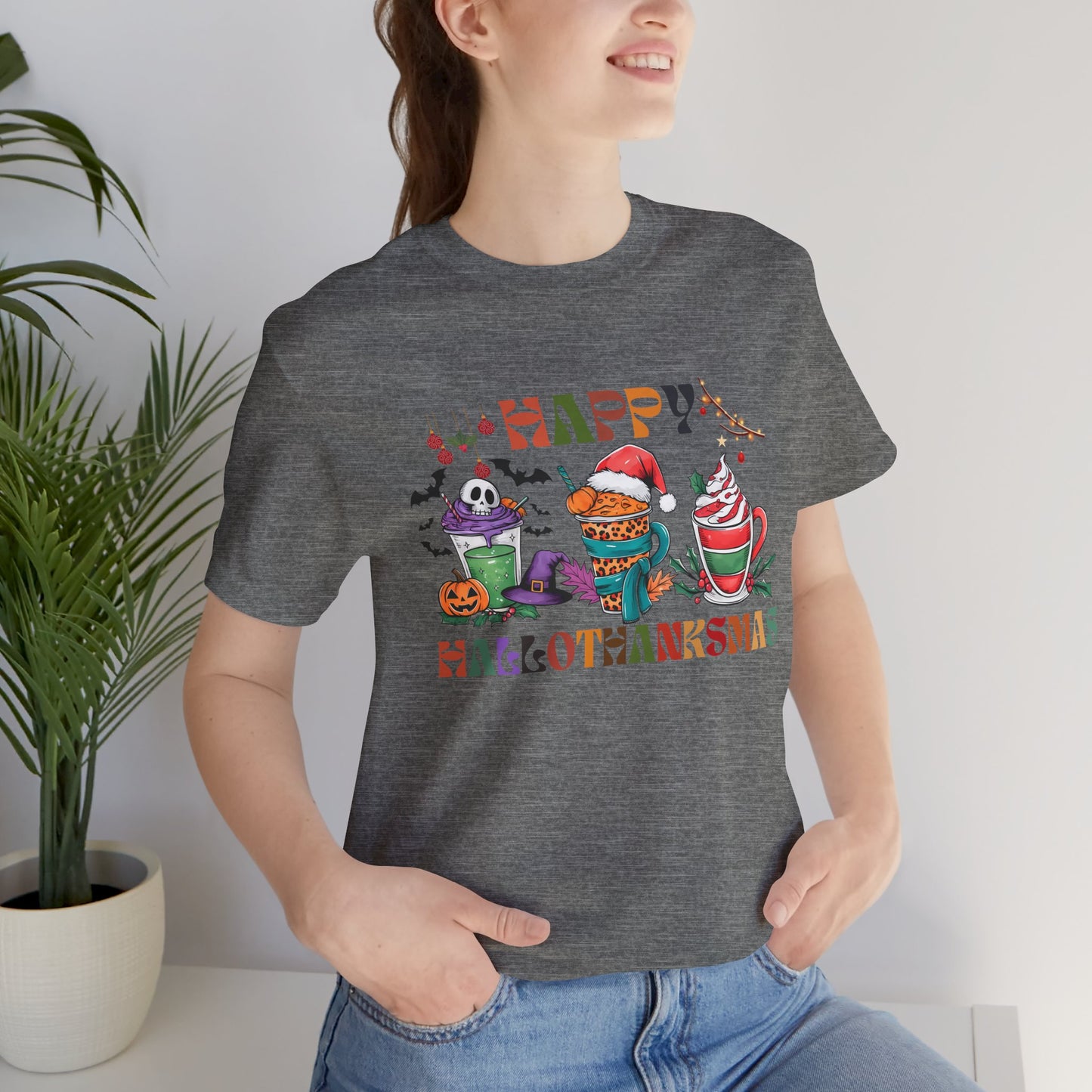 Happy Hellothanksmas T-shirt, Happy Thanksgiving T-shirt, Happy thanksgiving 2024 T-shirt, Thanksgiving Gift,Turkey Shirt, Family Thanksgiving, Holiday Outfit.