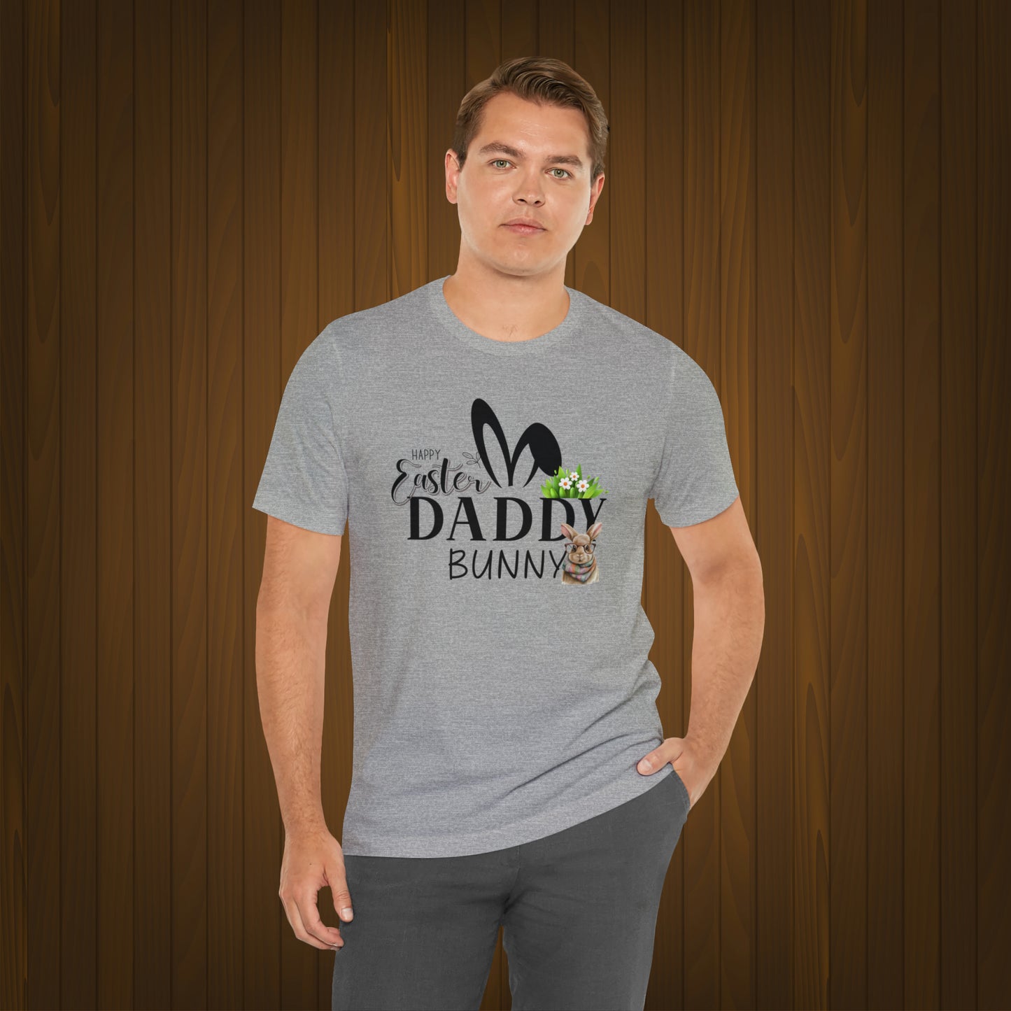 Daddy Bunny Unisex Jersey Short Sleeve Tee