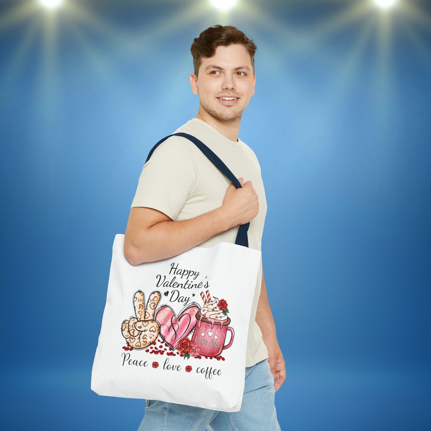 Happy Valentines Day Tote Bag