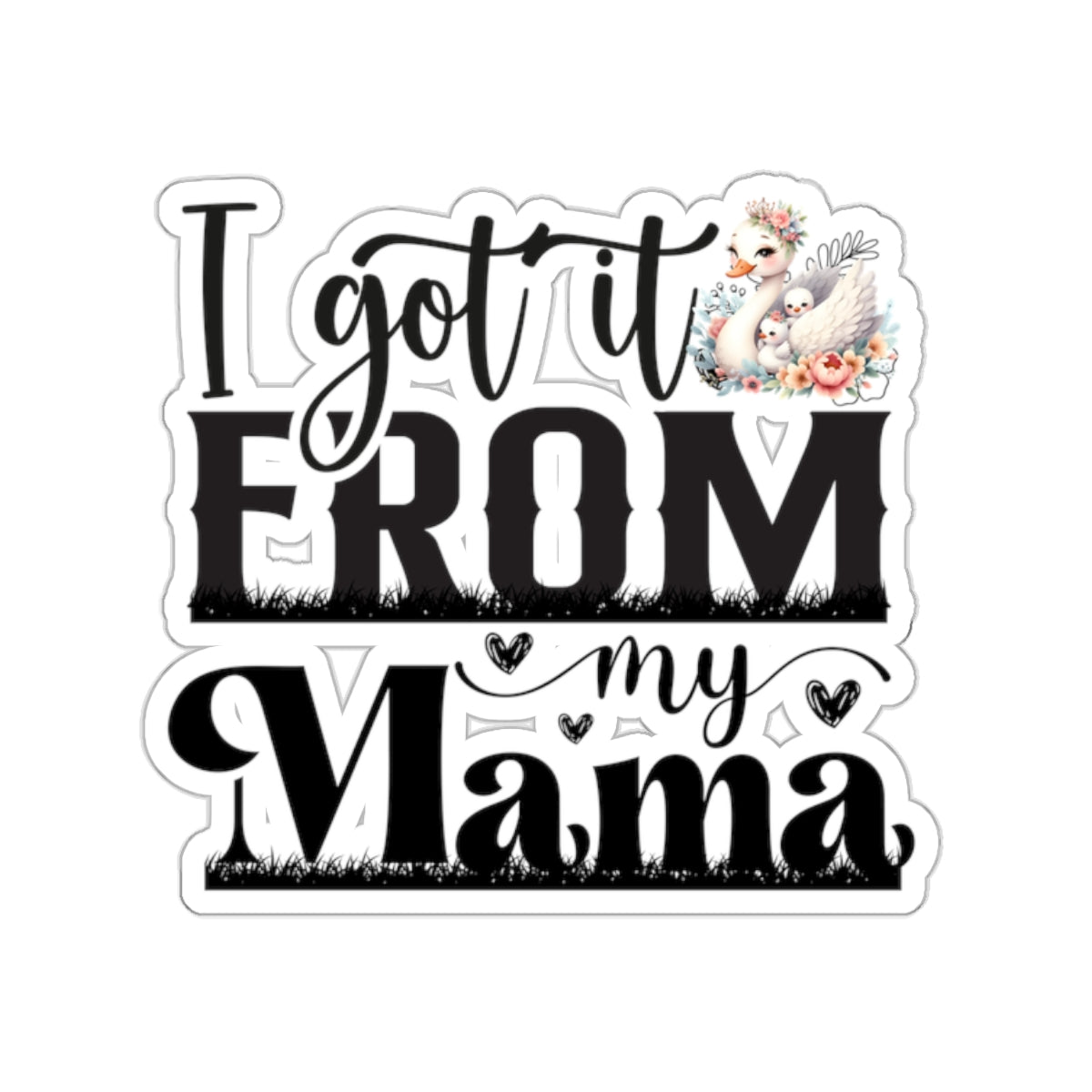 Happy Mother's Day Kiss-Cut Stickers