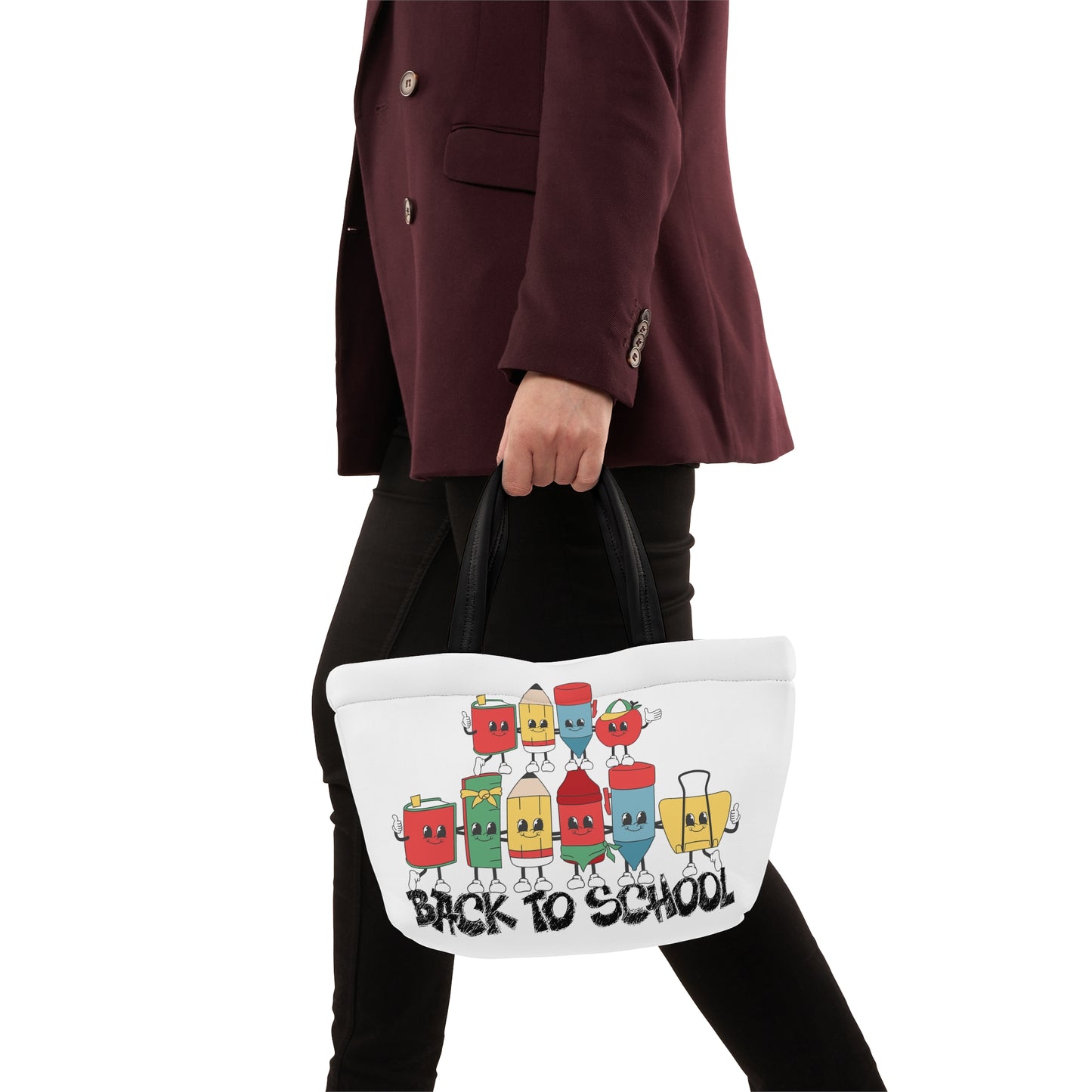 Back To School Lunch Bag, Back to Learning Lunch Bag, Ready for School Lunch Bag.