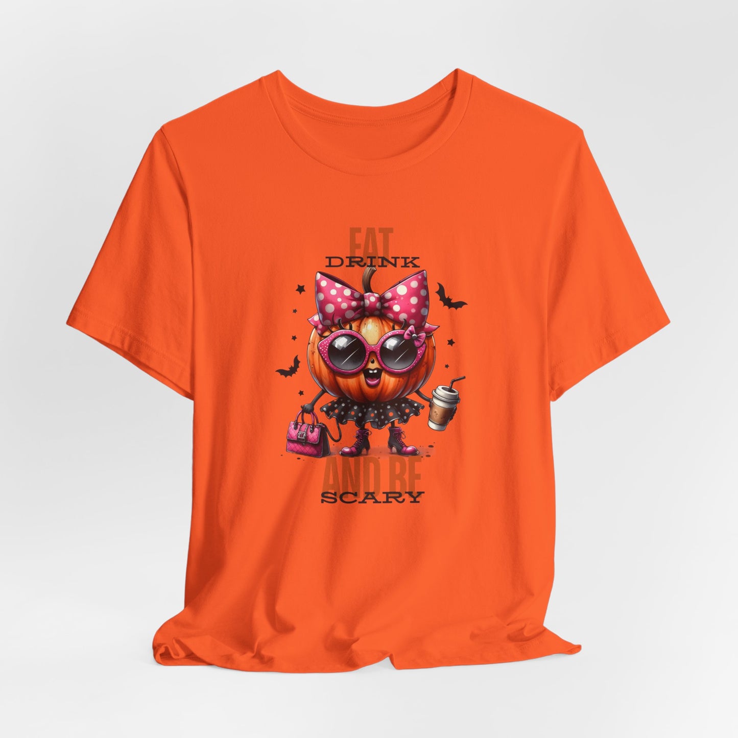 Eat Drink And Be Scary Halloween T-shirt, Happy Halloween T-shirt, Trick Or Treat T-shirt, Halloween T-shirt, Cool Halloween T-shirt, Spooky T-shirt,