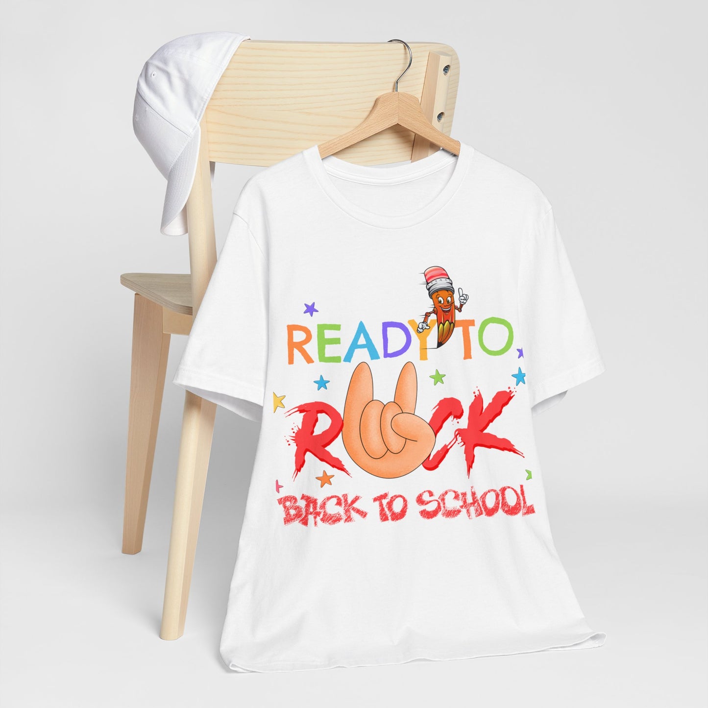 Ready To Rock T-Shirt, Back To School T-Shirt, Teach Love Inspire Teacher Shirt, Teacher Back To school unisex jersey short sleeve.First Day Vibes T-Shirt.