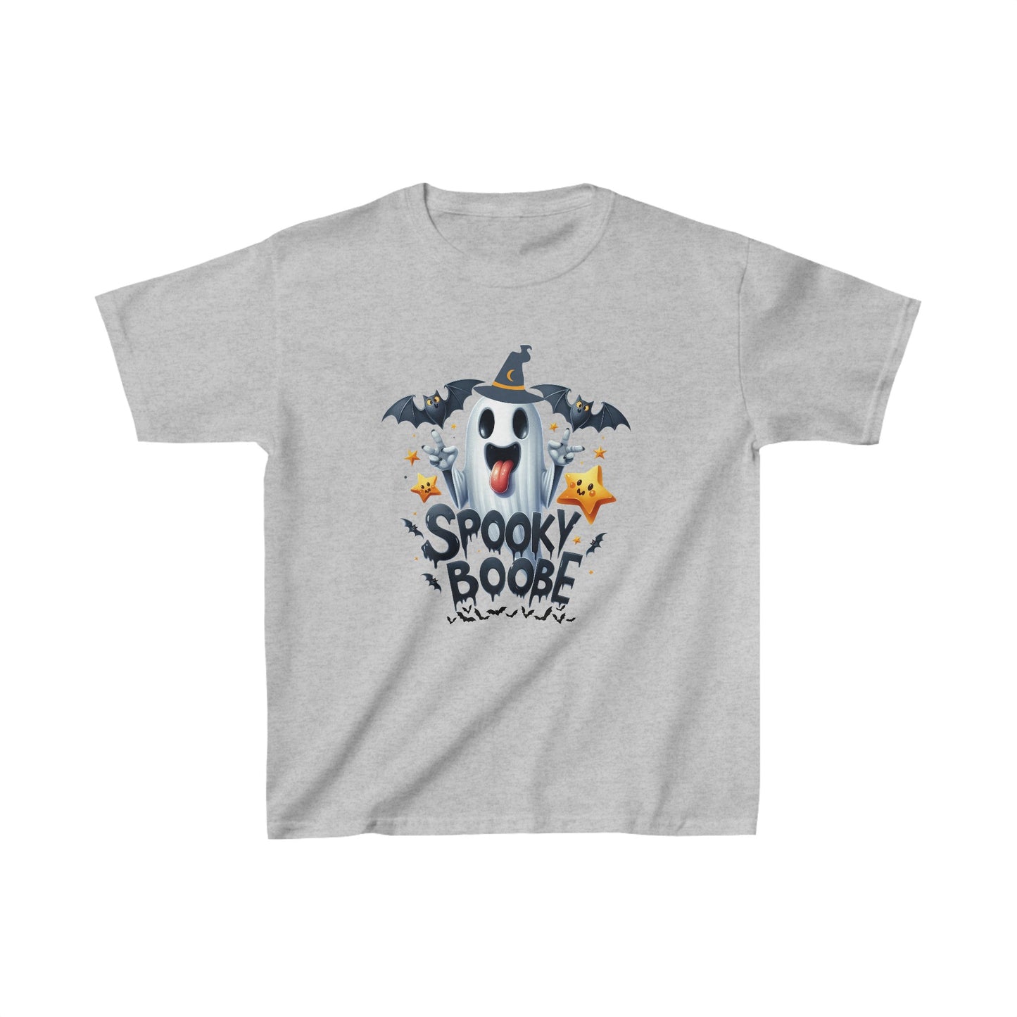 Spooky Boo Kids T-Shirt, Happy Halloween Kids Shirt, Spooky Halloween Kids Heavy Cotton™ Tee, Spooky Season Kids Shirt, Spooky Vibes Shirt, Trick Or Treat Cotton T-Shirt.