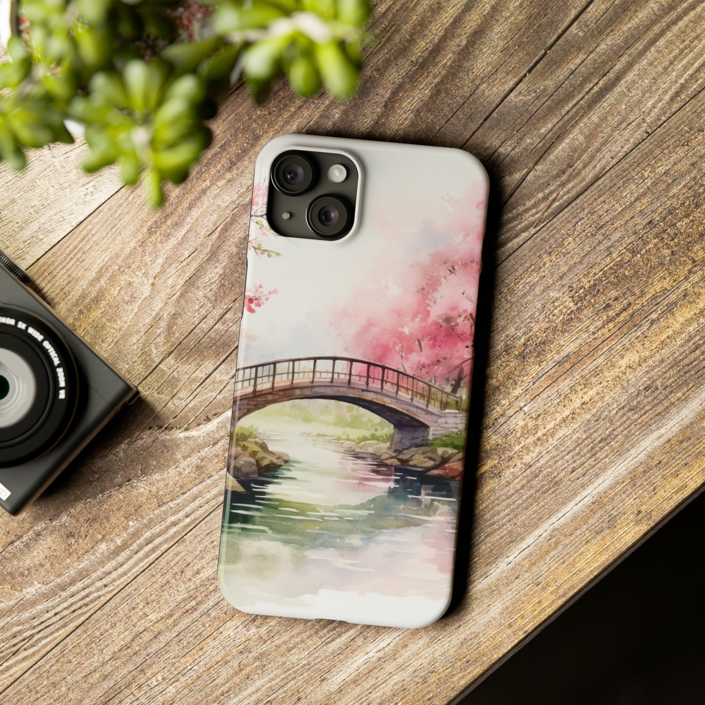 Spring Bridge iPhone 15 Phone Cases