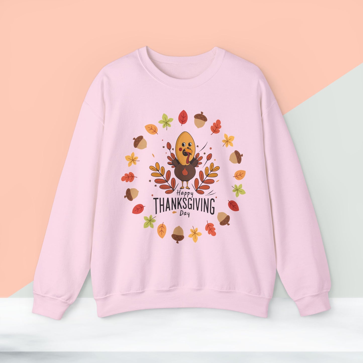 HappyThanksgiving Sweatshirt - Unisex Heavy Blend, Happy Thanksgiving2024 Sweatshirt, Thanksgiving Gift, Festive Sweatshirt.