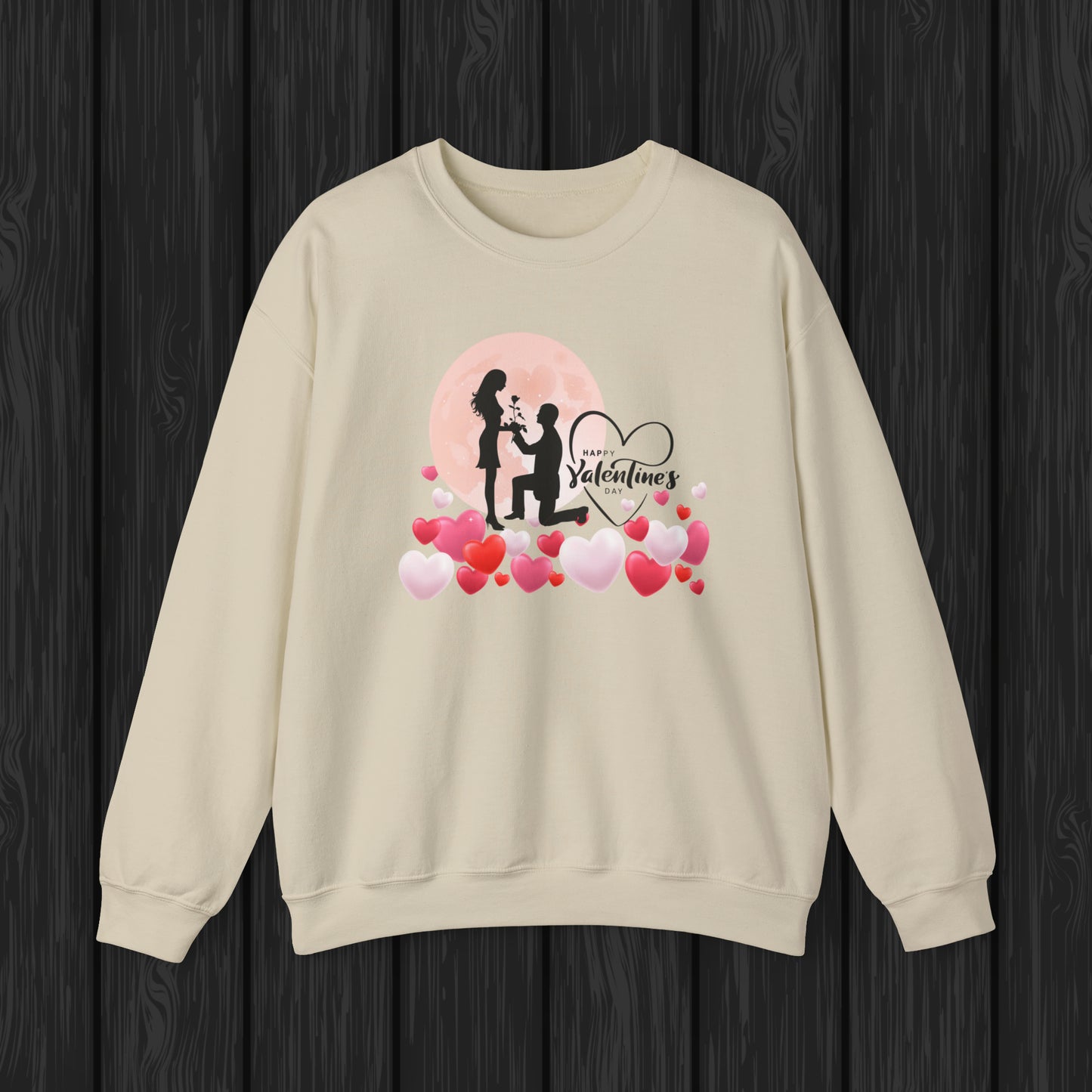 Happy valentines day Unisex Heavy Blend™ Crewneck Sweatshirt