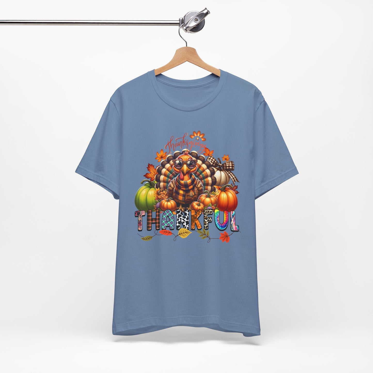 Happy Thanksgiving T-shirt, Happy thanksgiving 2024 T-shirt, Thanksgiving Gift,Turkey Shirt, Family Thanksgiving, Holiday Outfit.