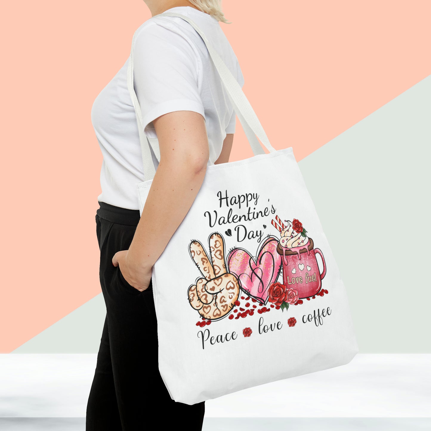 Happy Valentines Day Tote Bag