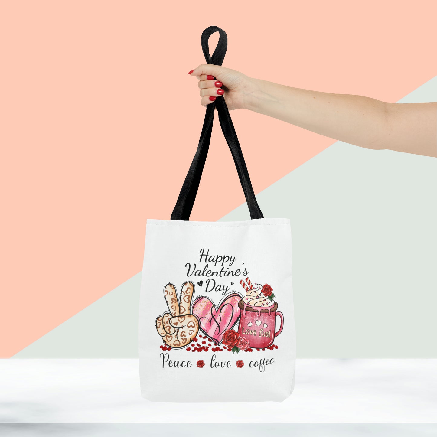 Happy Valentines Day Tote Bag