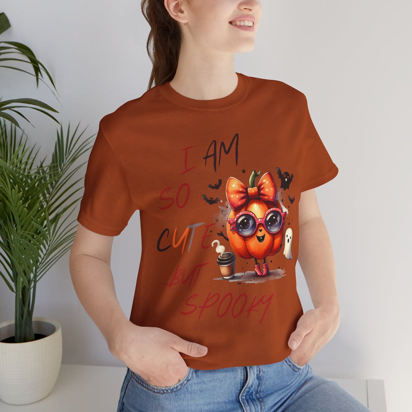 I Am So Spooky But Cute Halloween T-shirt, Happy Halloween T-shirt, Trick Or Treat T-shirt, Halloween T-shirt, Cool Halloween T-shirt, Spooky T-shirt,