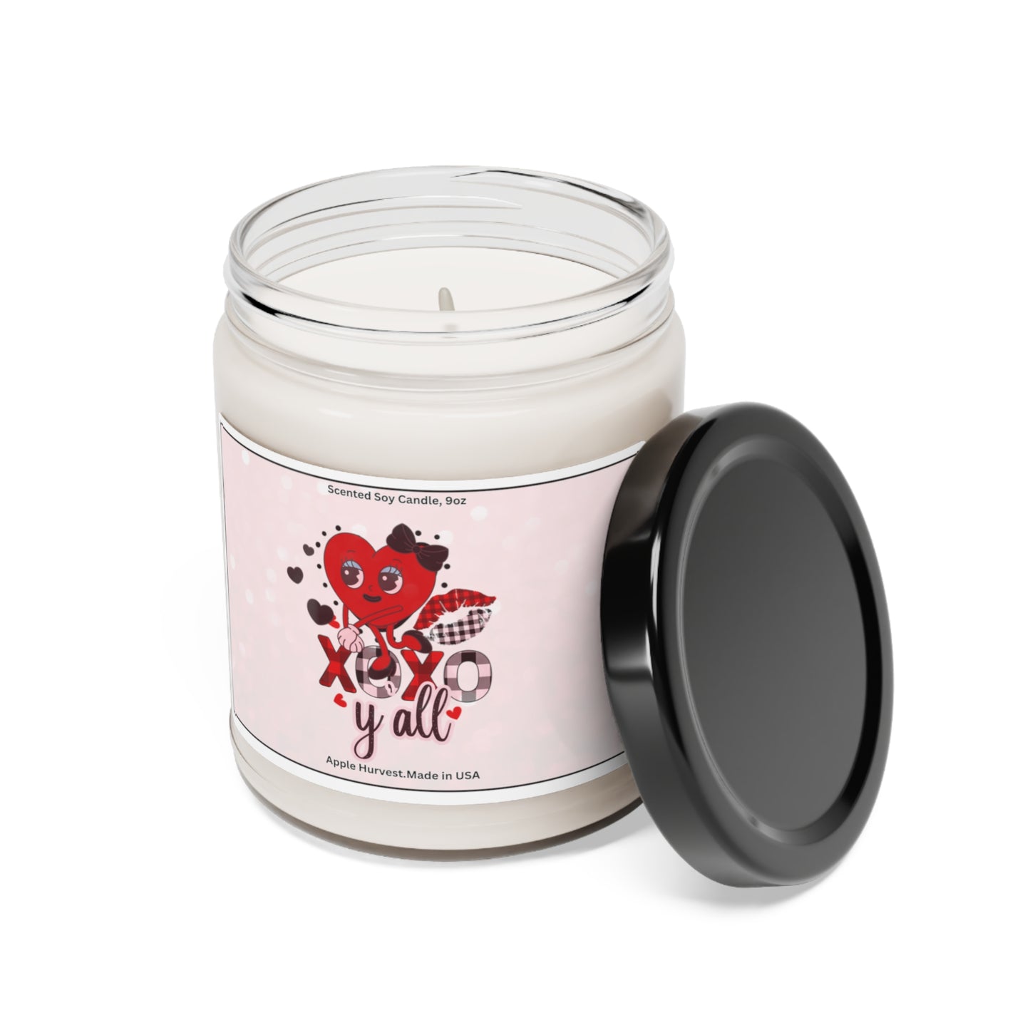 Happy valentines day Scented Soy Candle, 9oz