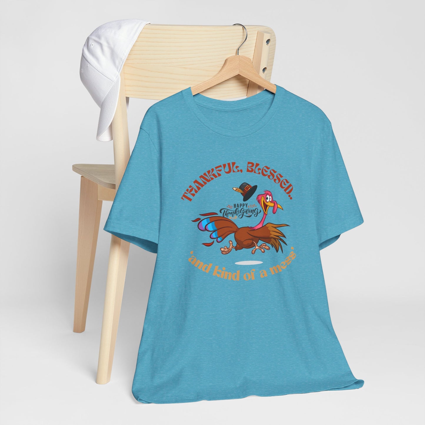 Thankful Blessed T-shirt, Happy Thanksgiving T-shirt, Happy Thanksgiving T-shirt, Happy thanksgiving 2024 T-shirt, Thanksgiving Gift,Turkey Shirt, Family Thanksgiving, Holiday Outfit.