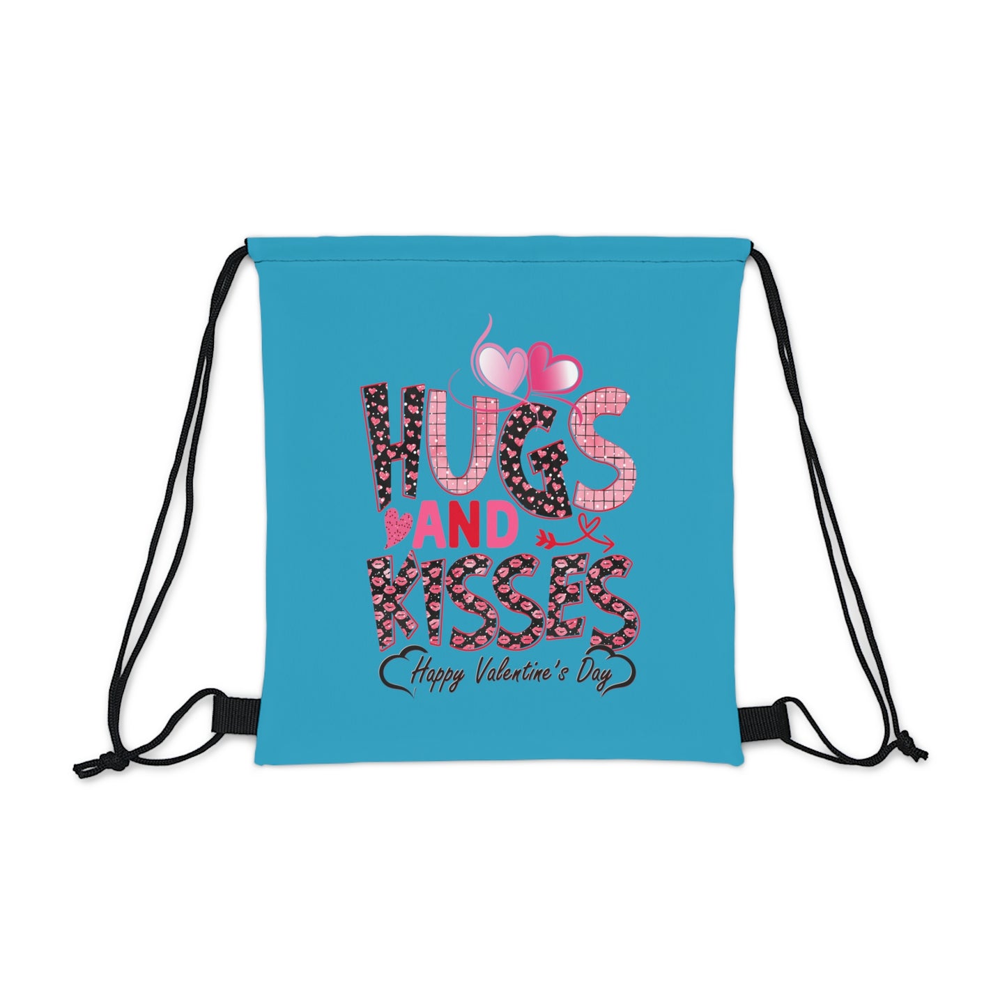 Happy Valentines Day Drawstring Bag