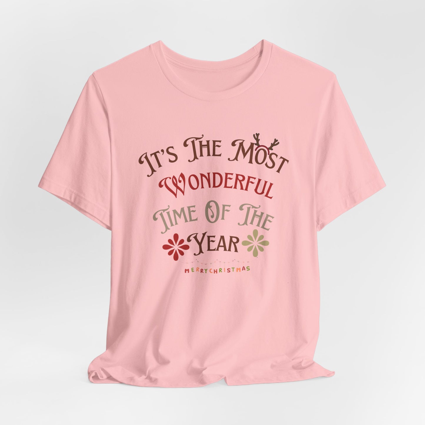 It's Most Wonderful Time Of The Year Unisex Tee, Christmas Shirt, Christmas Outfit, Merry Christmas T-shirt, Merry Christmas 2024 T-shirt, Christmas Gift, Family Holiday Outfit.