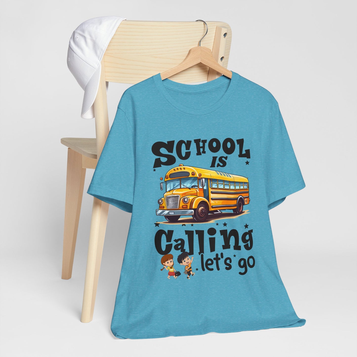 School Is calling T-shirt, First Day Of School T-Shirt, Teacher Back To school unisex jersey short sleeve.First Day Vibes T-Shirt.
