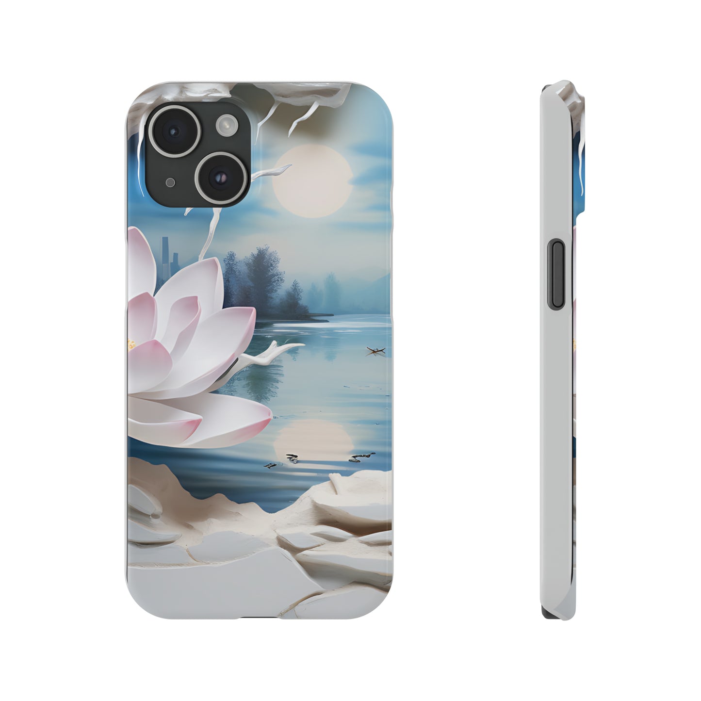 3d Landscape iPhone 15 Phone Cases