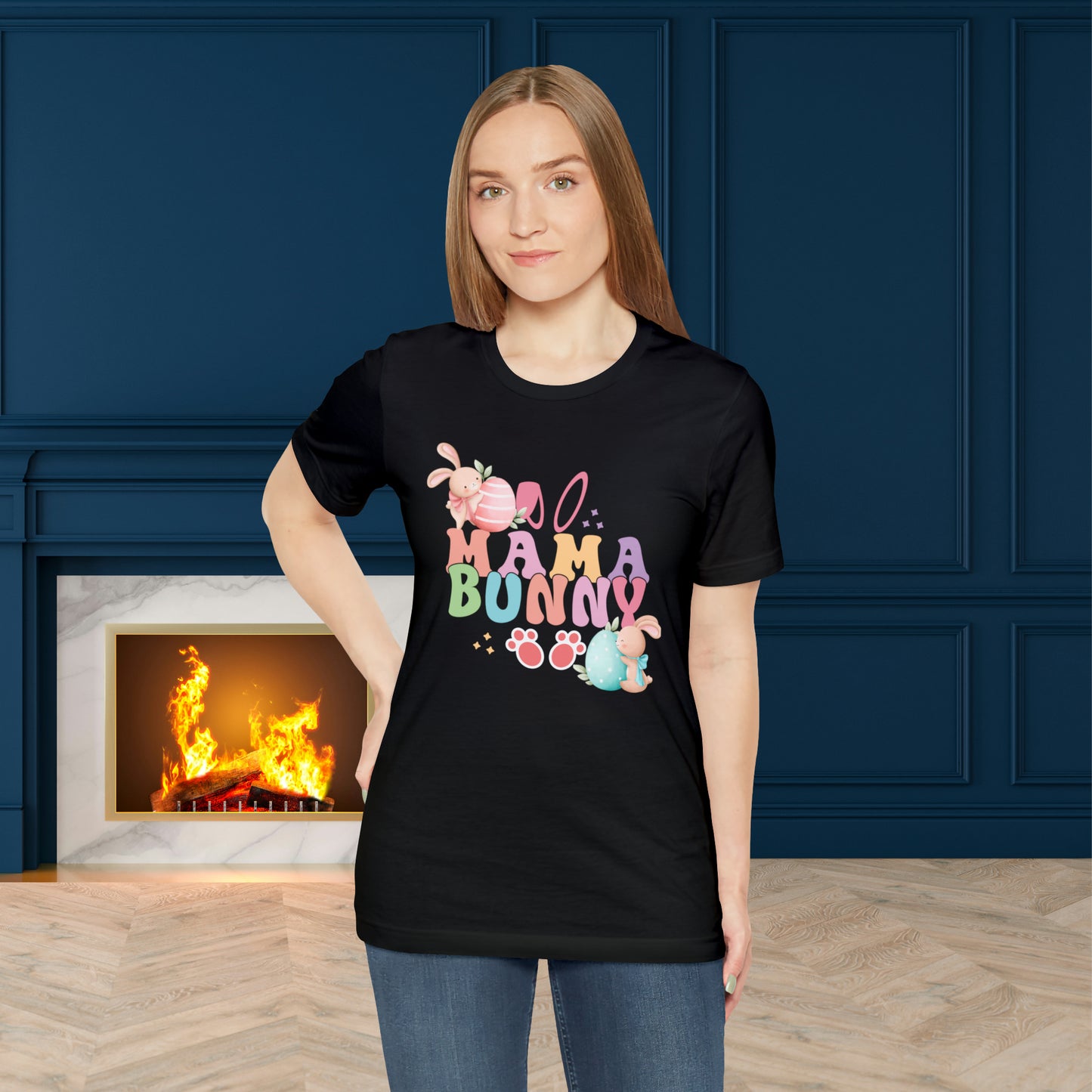 Mama Bunny Unisex Jersey Short Sleeve Tee