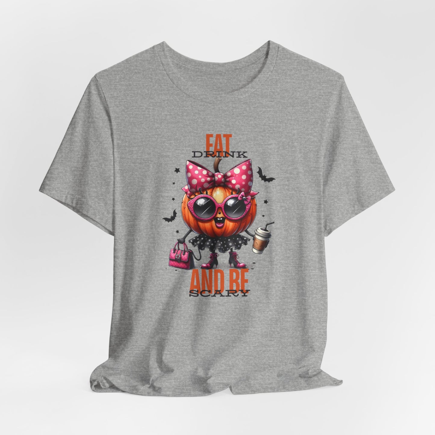 Eat Drink And Be Scary Halloween T-shirt, Happy Halloween T-shirt, Trick Or Treat T-shirt, Halloween T-shirt, Cool Halloween T-shirt, Spooky T-shirt,