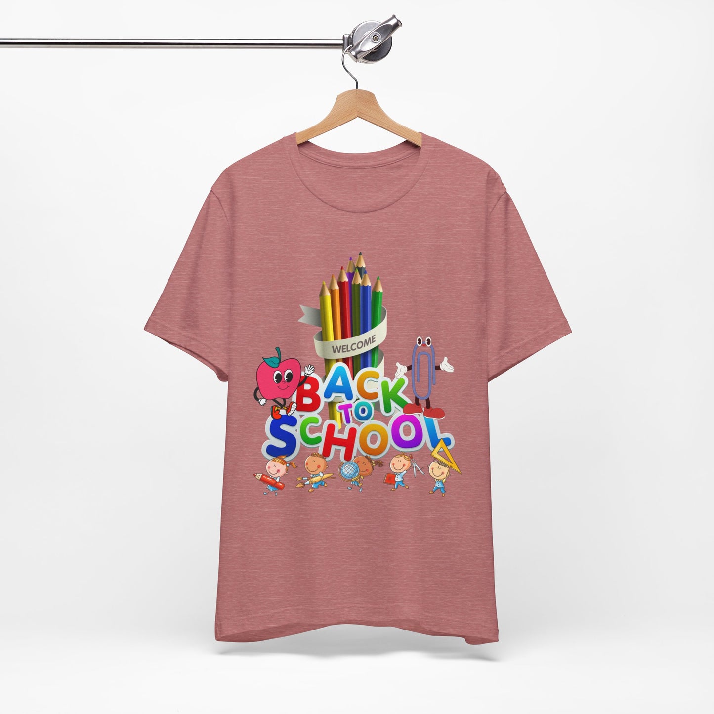 Welcome Back To School T-Shirt, Teacher T-Shirt, Teacher Back To school unisex jersey short sleeve.First Day Vibes T-Shirt.