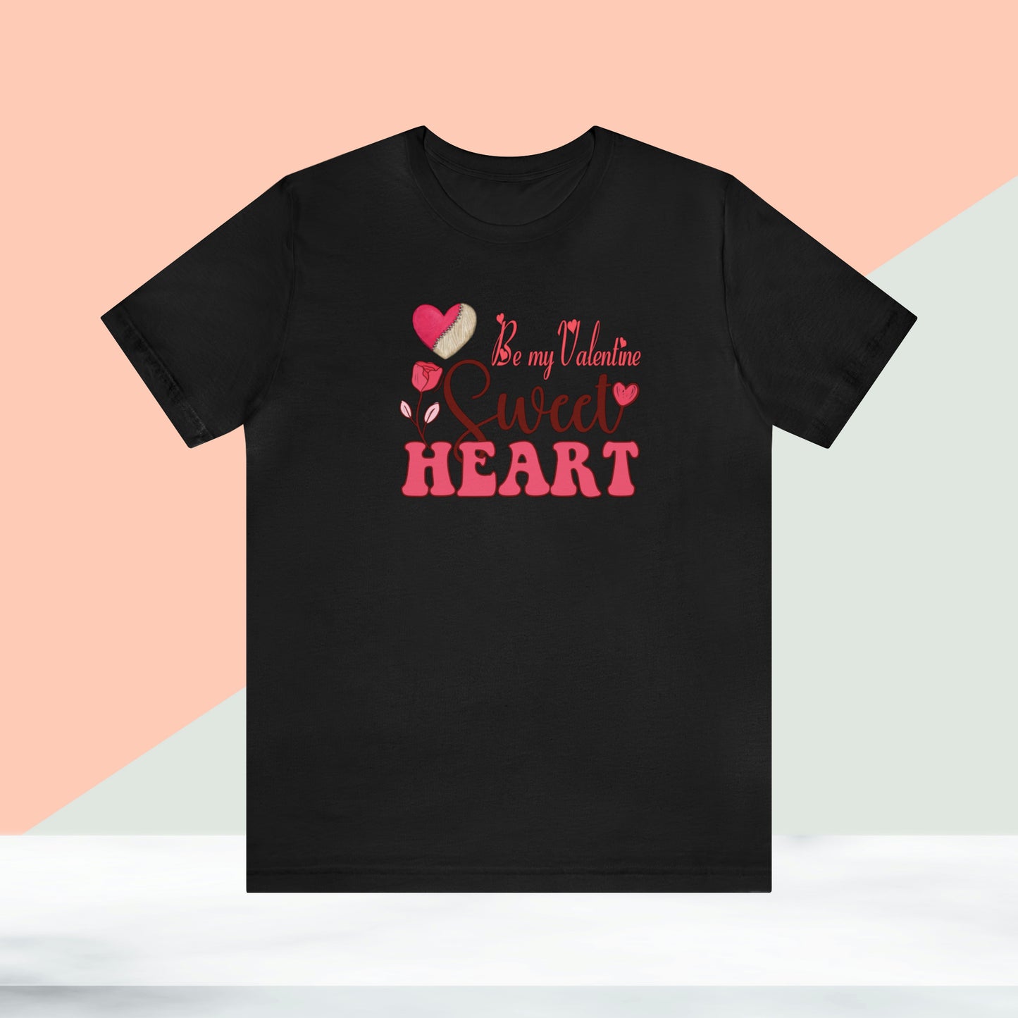 Happy valentines day Unisex Jersey Short Sleeve Tee