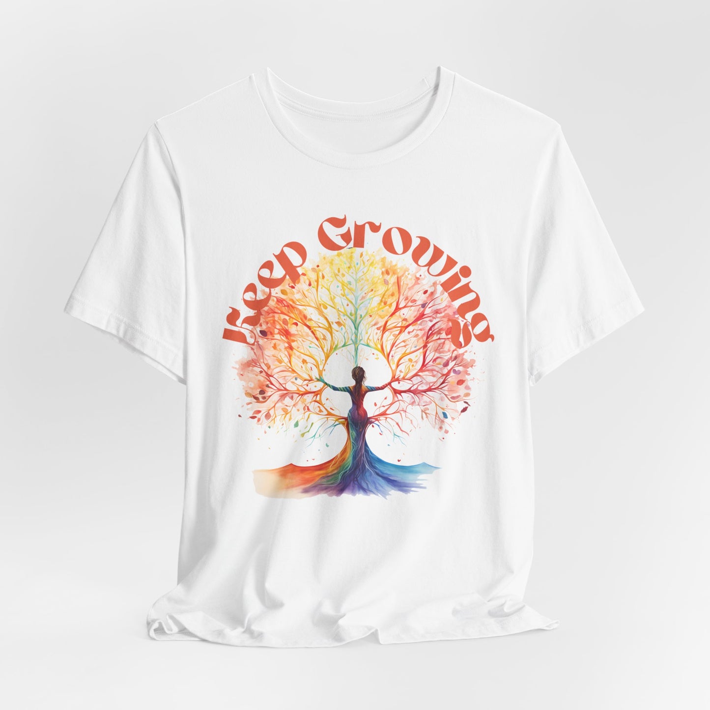 Keep Growing Yoga T-Shirt, Cute Yoga workout Shirt, Yoga lovers T-shirt, Yoga Instructor Gift, Gym shirt, Gift For Yoga lover, Gift For Yogi.