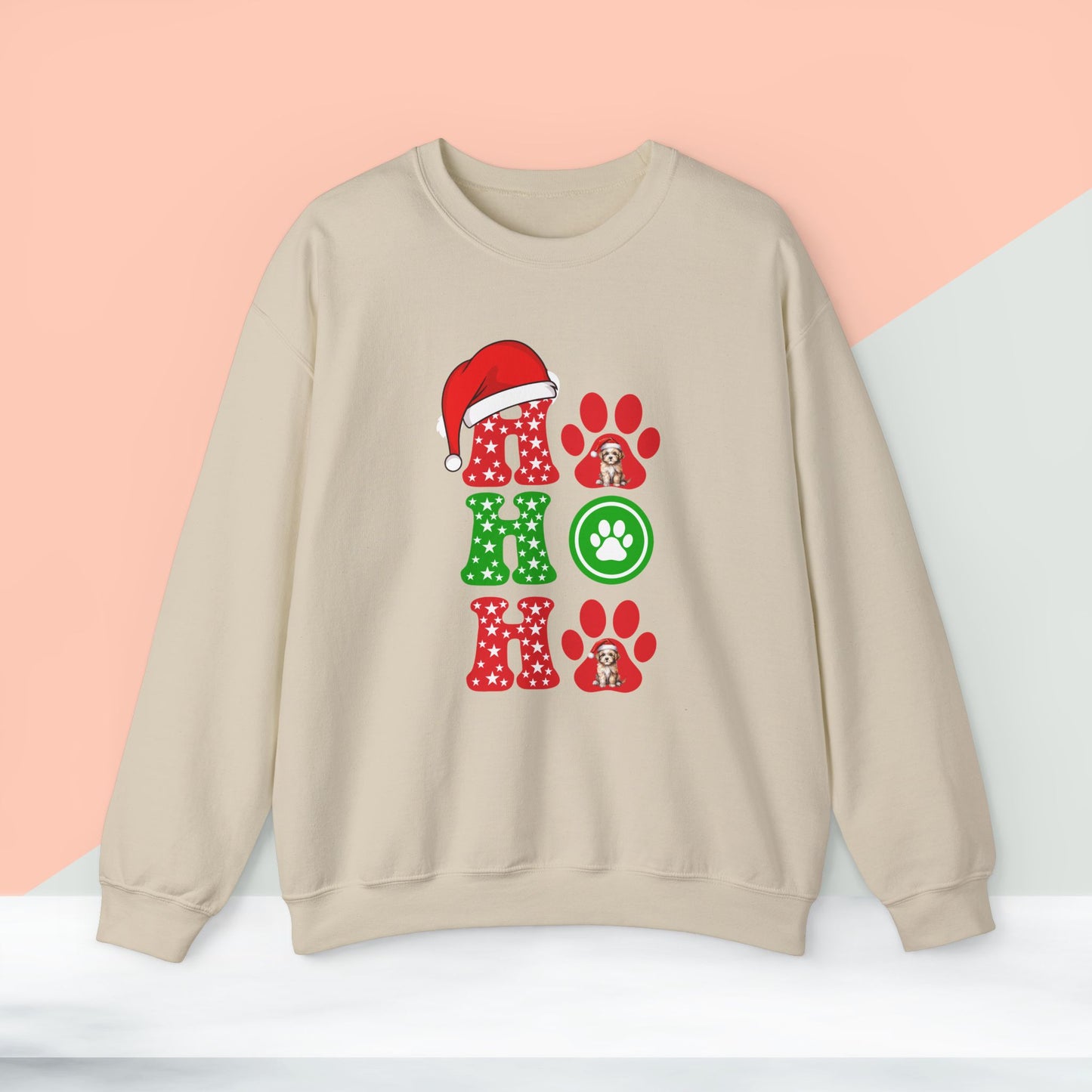 HO HO HO Sweatshirt - Unisex Heavy Blend, Merry Christmas, Festive, Christmas Gift, Crewneck, merry Christmas Sweatshirt, Christmas Sweatshirt  Christmas Gift, Festive Sweatshirt.