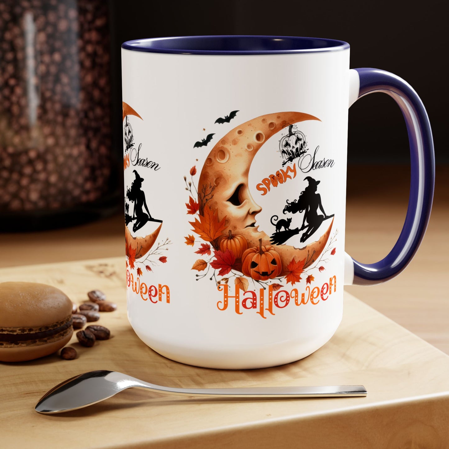 Happy Halloween Coffee Mug,  Let's Go Halloween Coffee Mug, Trick or Treat Halloween Coffee Mug, Cute Skeleton Coffee Mug, Spooky Season Halloween Coffee Mug.