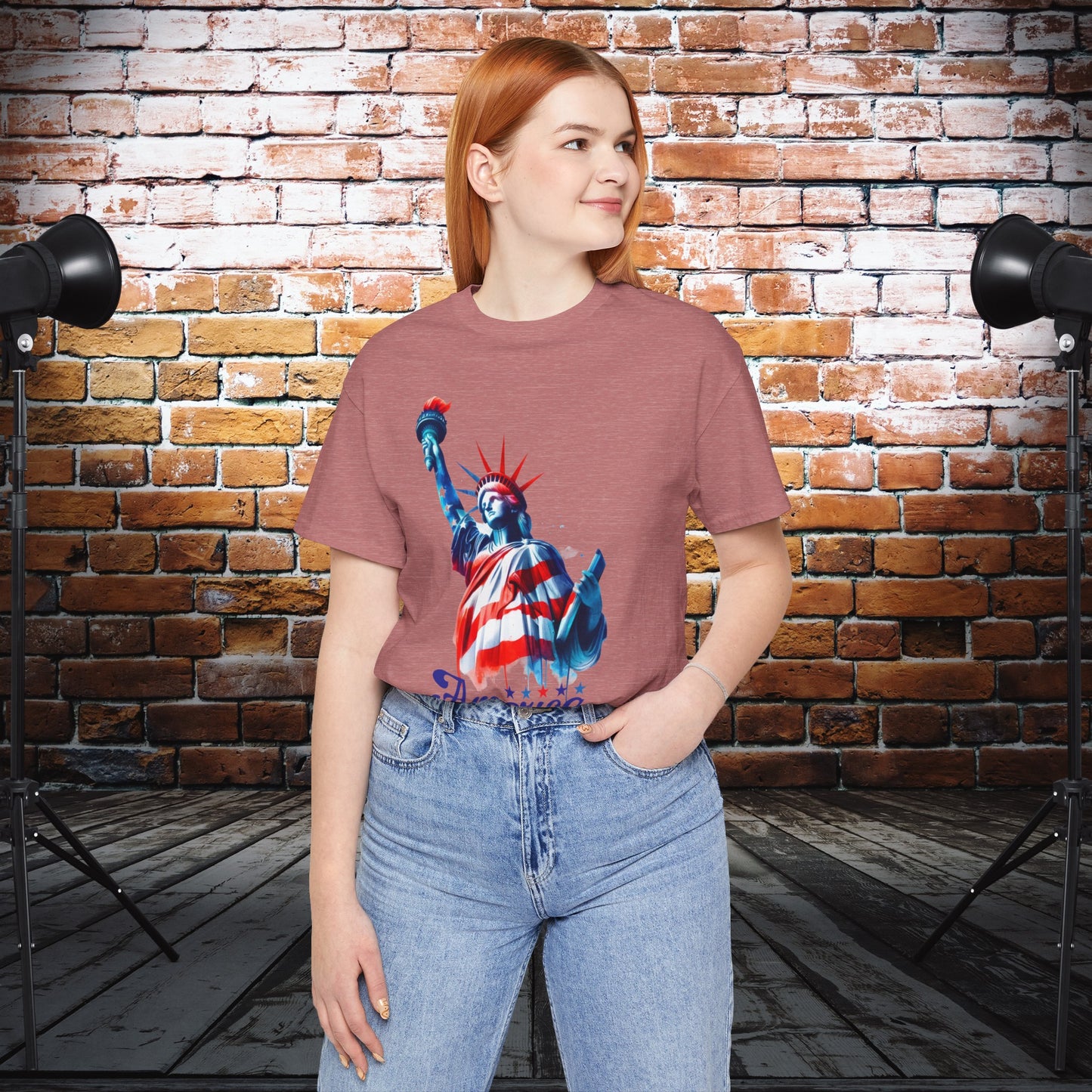 4th of July T-shirt, Sweet Land Of Liberty T-Shirt, Fourth of July unisex jersey short sleeve, America, Flag, Peace Love America. Proud To Be An American, Red White Blue.