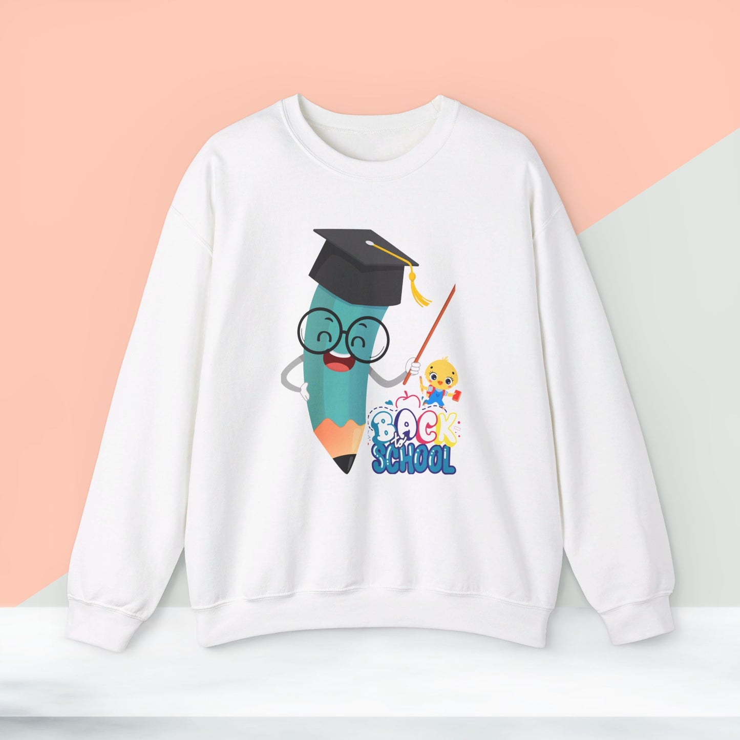 Back To school unisex heavy blend crewneck sweatshirt, We Love Teachers Sweatshirt,Teacher Back To school  Sweatshirt. First Day Vibes Sweatshirt.