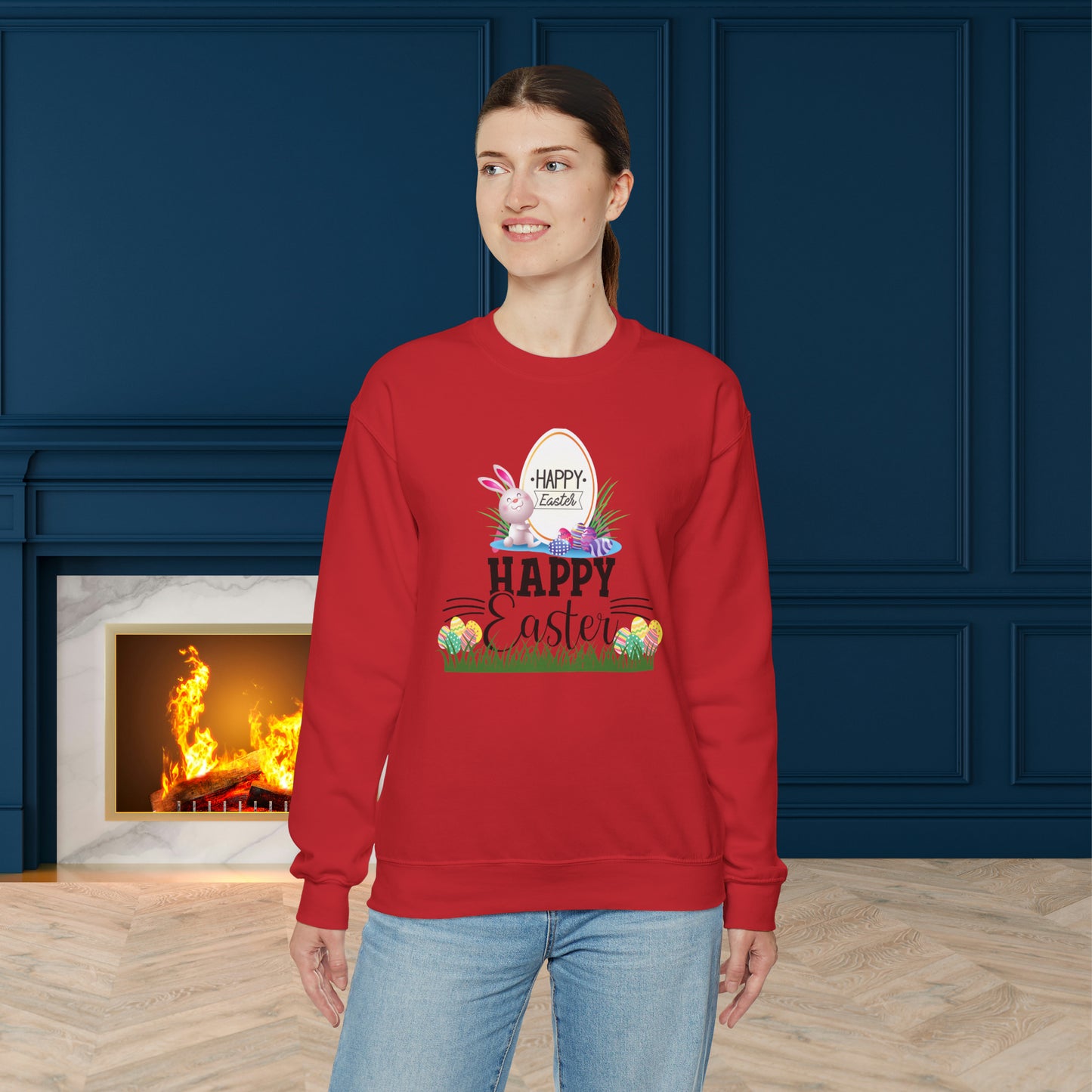 Happy Ester Unisex Crewneck Sweatshirt