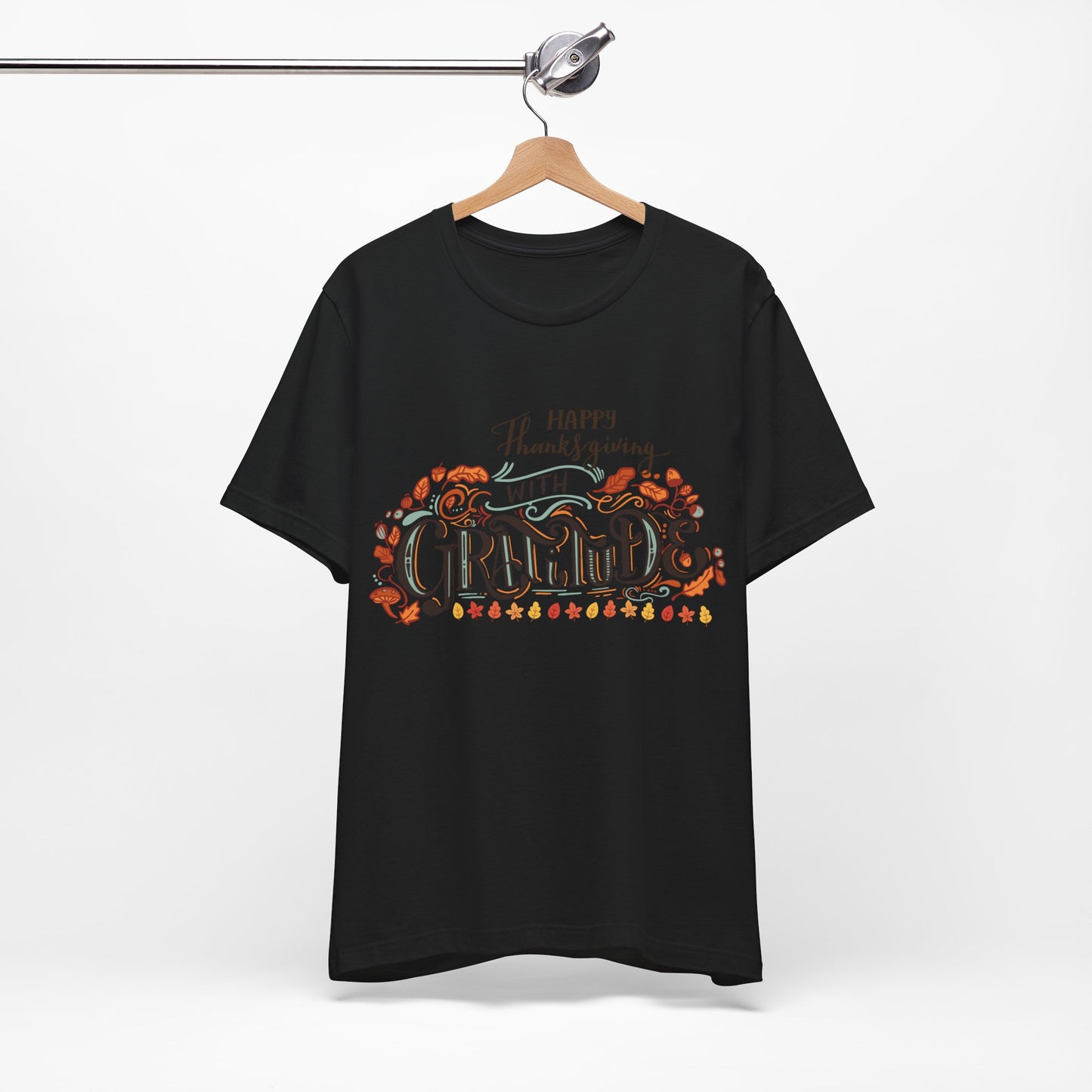 Happy Thanksgiving With Gratitude T-shirt, Happy thanksgiving 2024 T-shirt, Thanksgiving Gift,Turkey Shirt, Family Thanksgiving, Holiday Outfit.