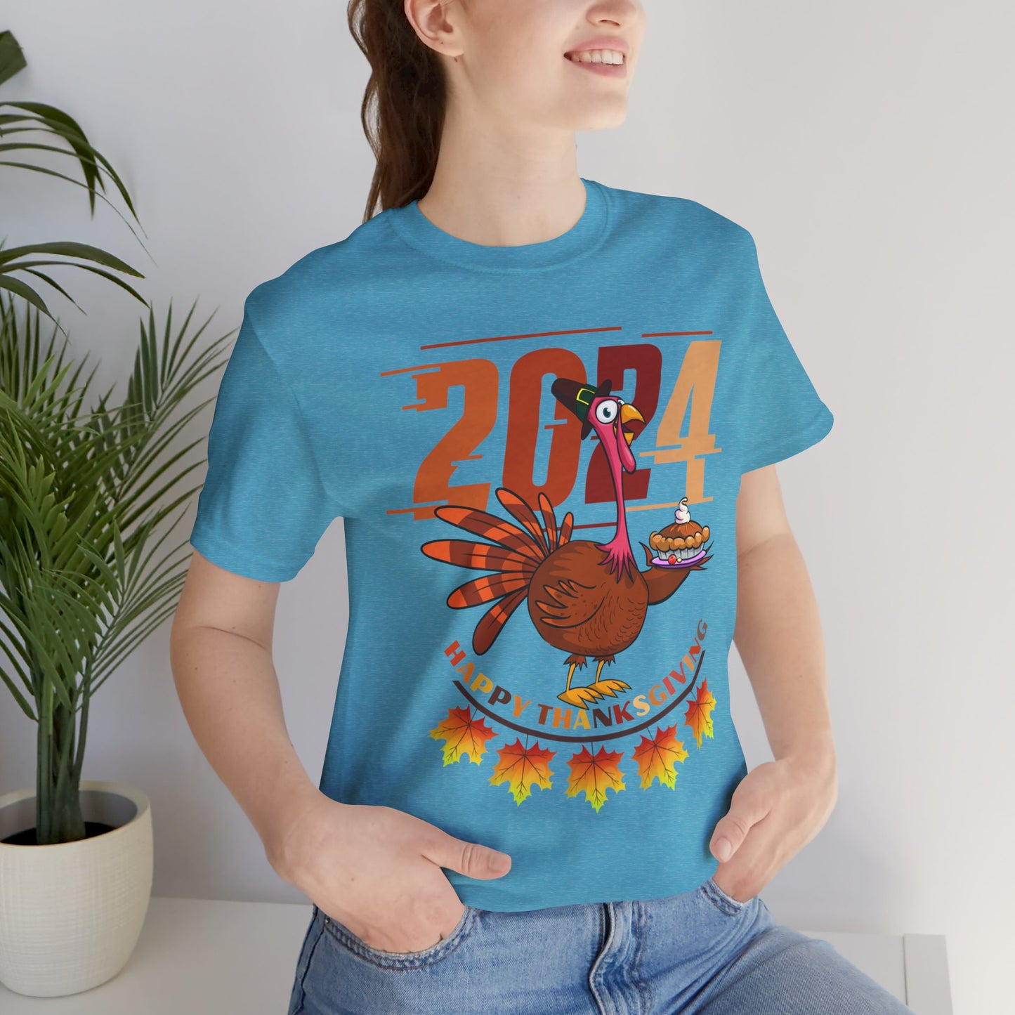 Thanksgiving T-shirt, Happy thanksgiving 2024 T-shirt, Thanksgiving Gift,Turkey Shirt, Family Thanksgiving, Holiday Outfit.