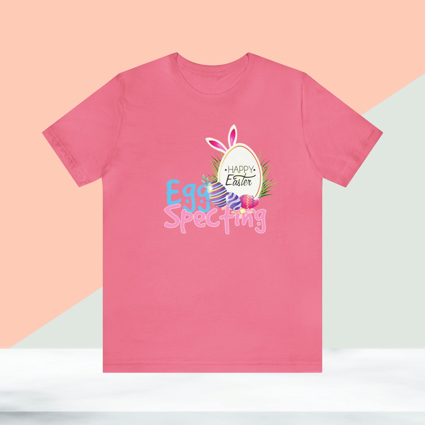 Happy Easter Unisex Jersey Short Sleeve Tee