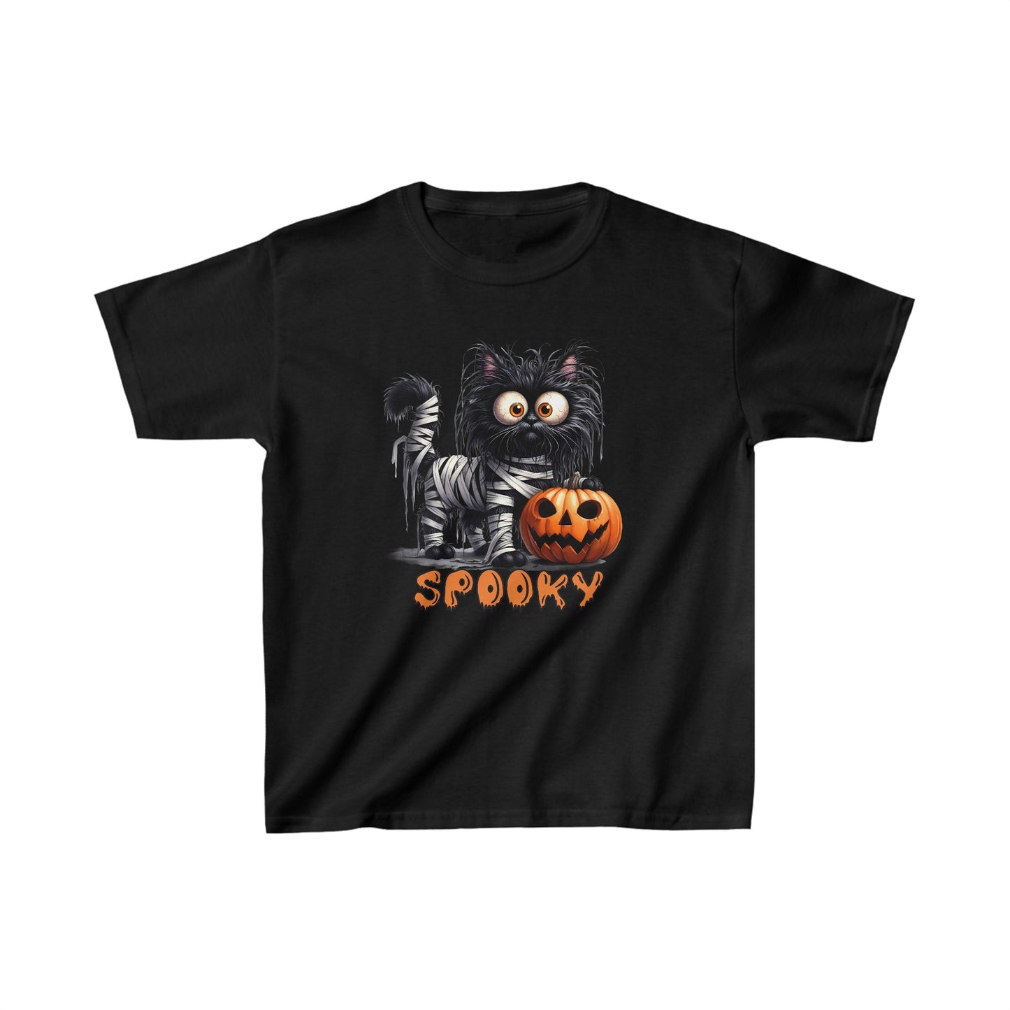 Spooky Kids T-Shirt, Happy Halloween Kids Shirt, Spooky Halloween Kids Heavy Cotton™ Tee, Spooky Season Kids Shirt, Spooky Vibes Shirt, Trick Or Treat Cotton T-Shirt.