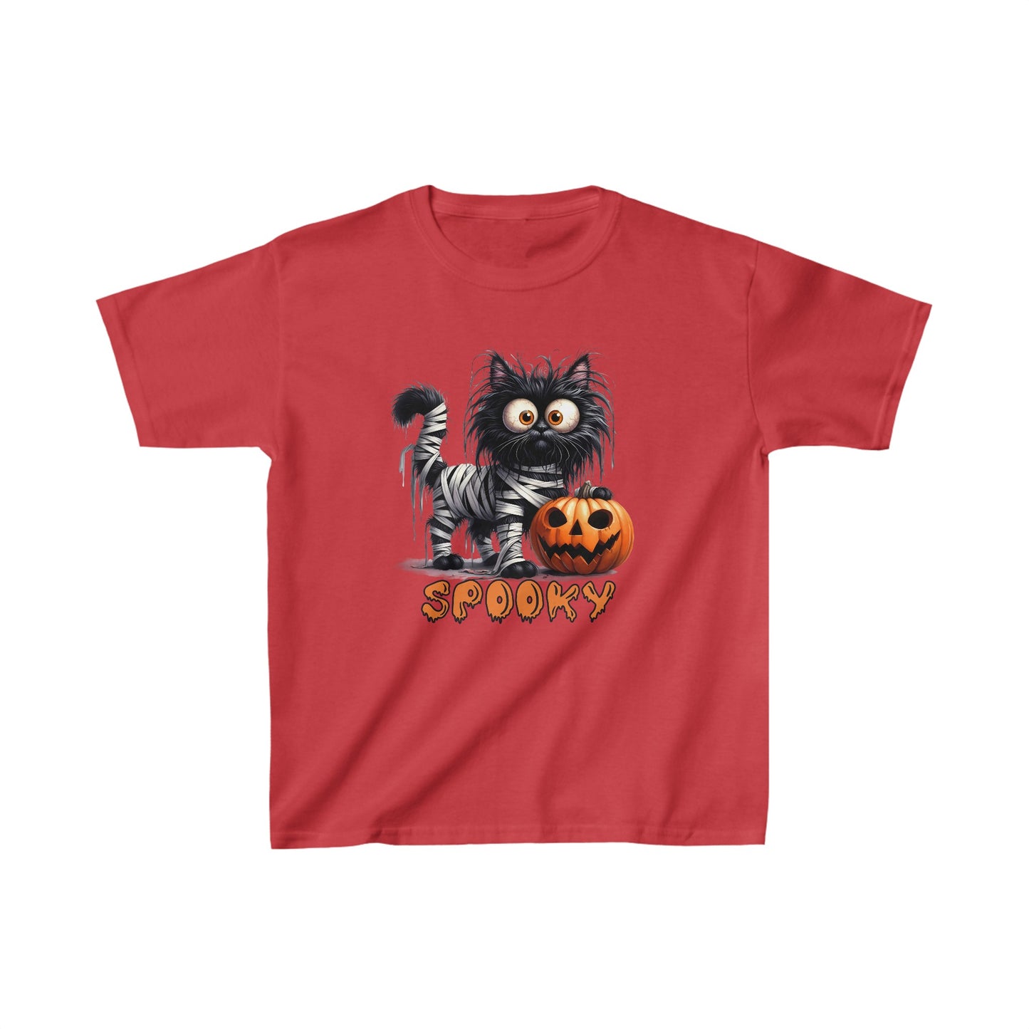 Spooky Kids T-Shirt, Happy Halloween Kids Shirt, Spooky Halloween Kids Heavy Cotton™ Tee, Spooky Season Kids Shirt, Spooky Vibes Shirt, Trick Or Treat Cotton T-Shirt.