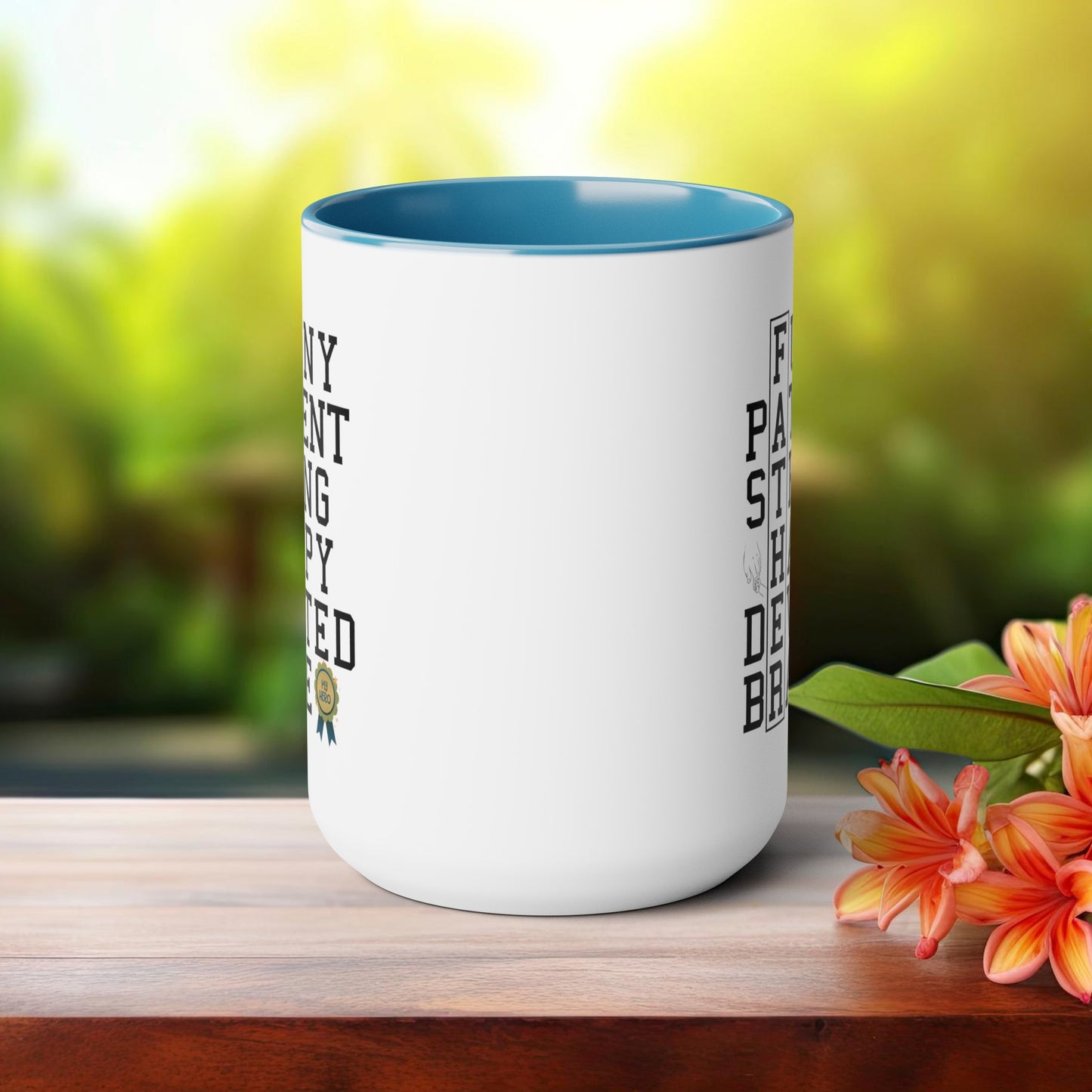 Happy father's dayTow-Tone Coffee Mug.15oz, Gift for Dad, Daddy's Coffee Mug