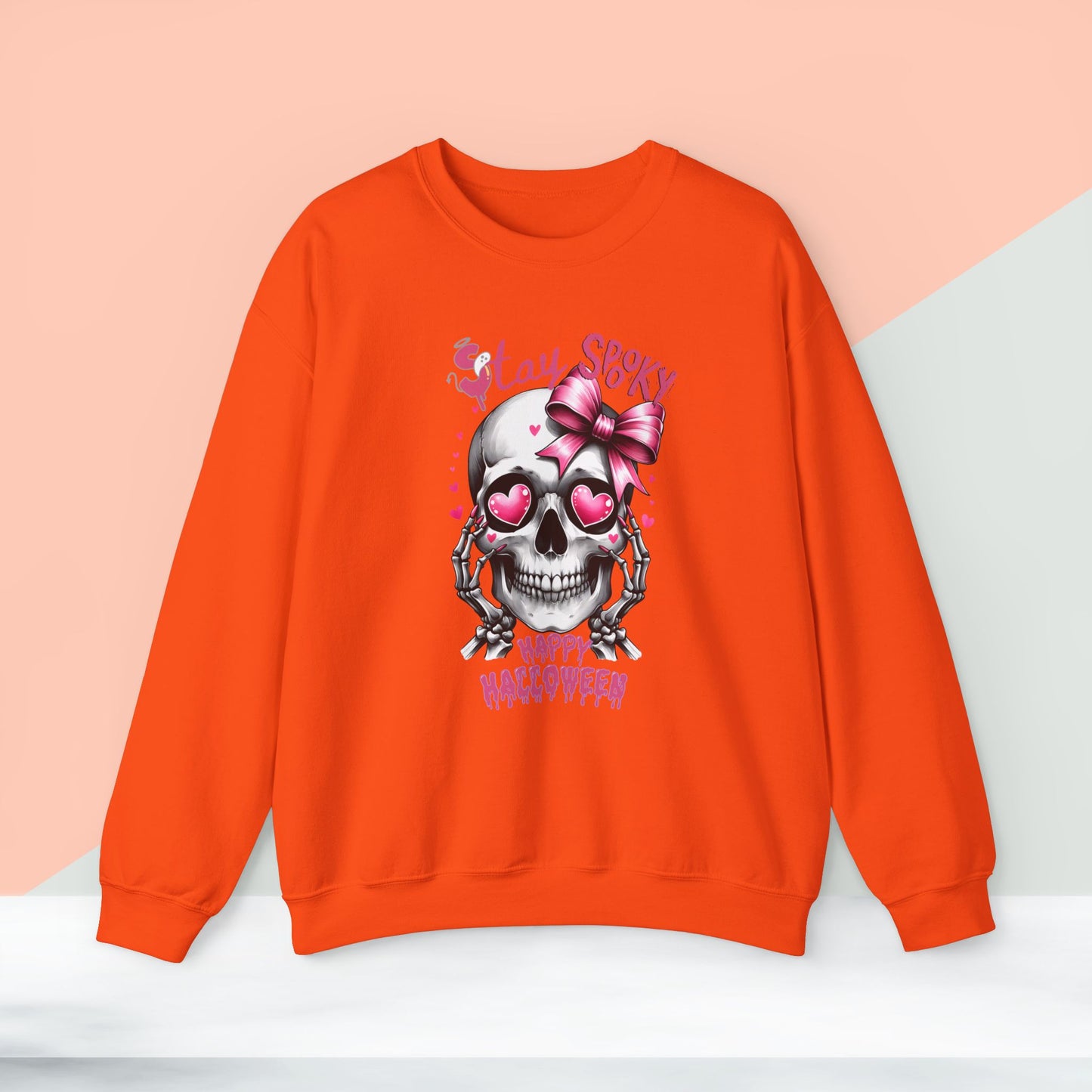 Stay spooky Halloween Sweatshirt, Happy Halloween Sweatshirt - Unisex Heavy Blend Crewneck, Halloween Sweatshirt, Cute Spooky Ghost sweatshirt.